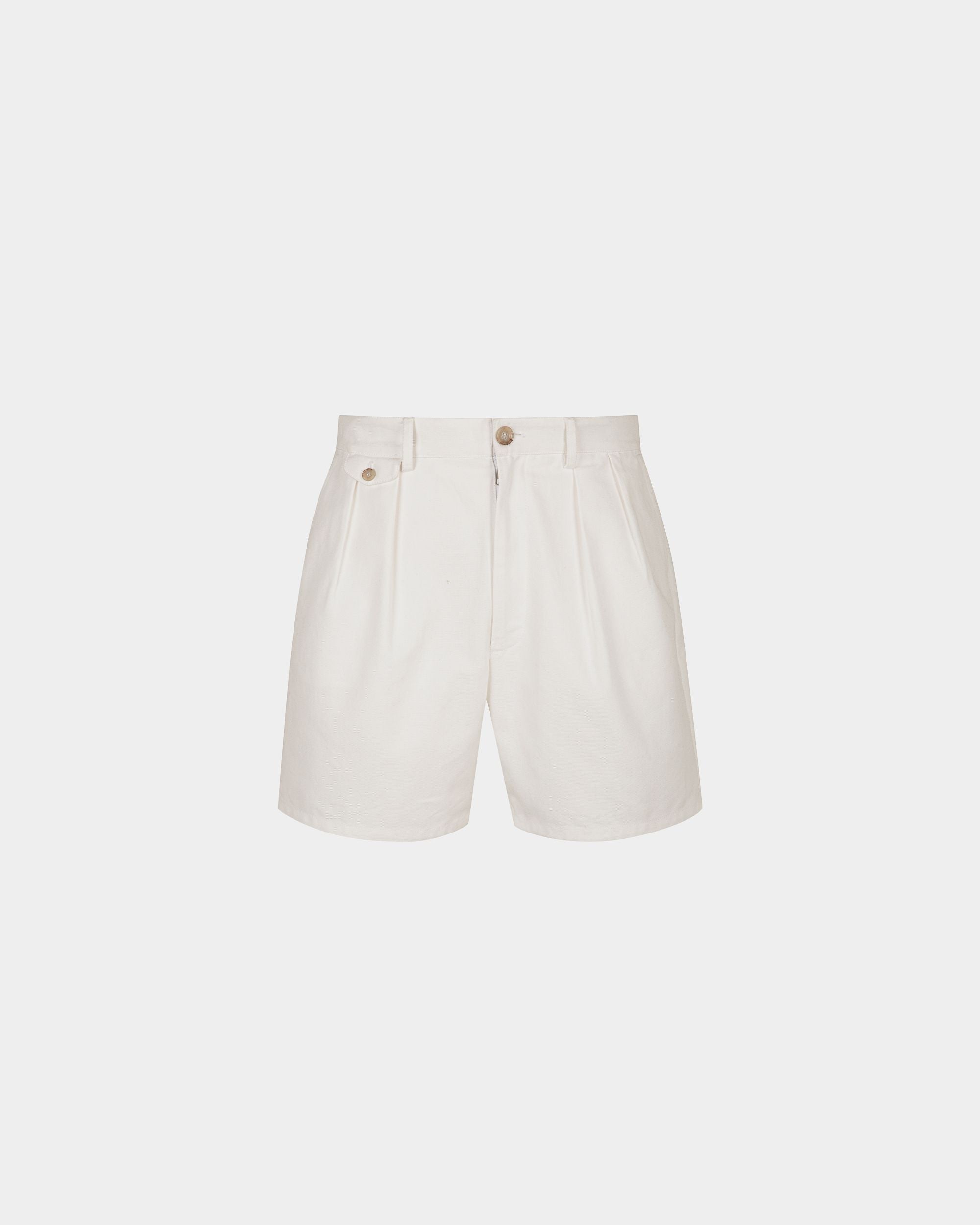 Trousers Trousers In White Cotton - Men's - Bally - 01
