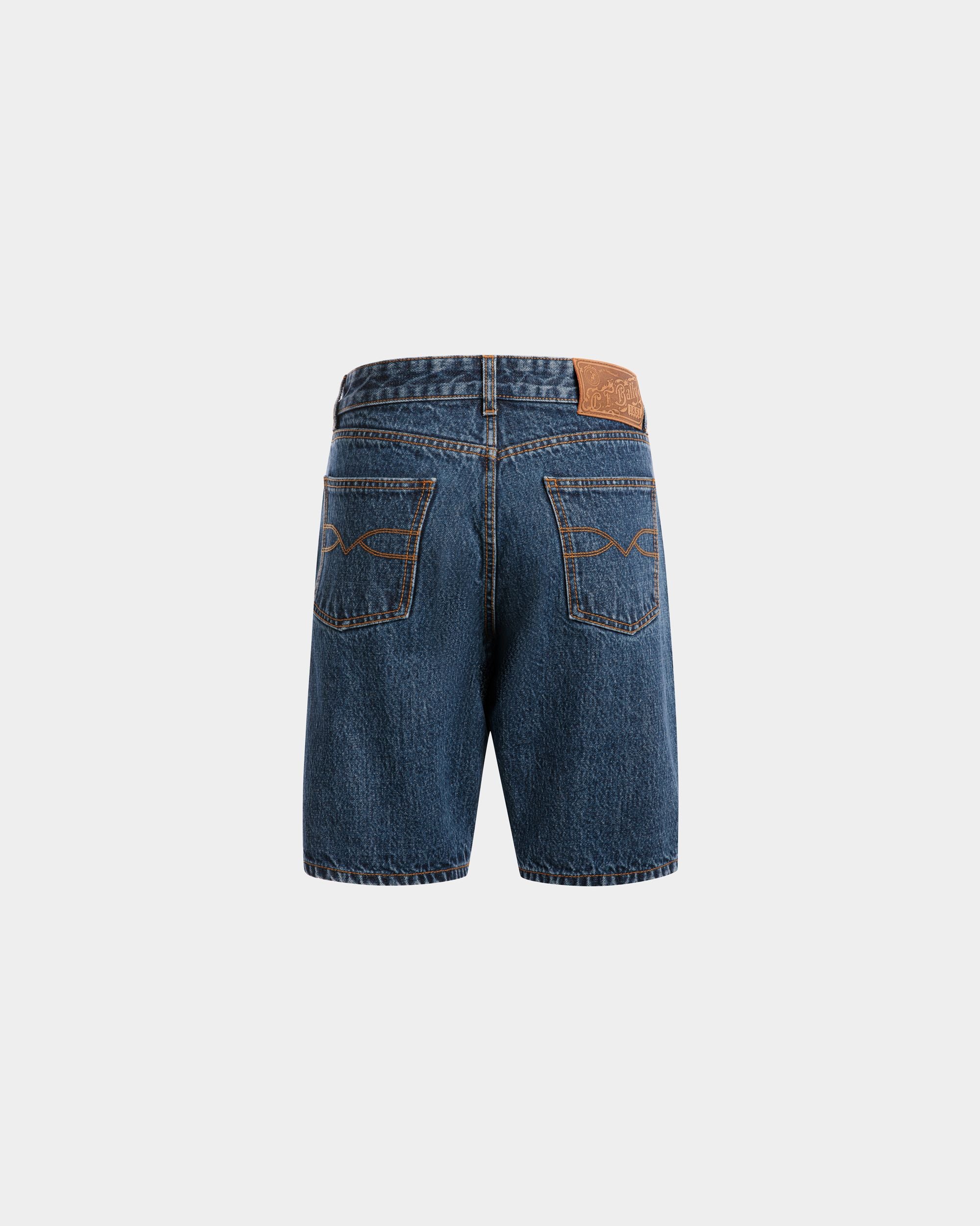 Denim Pants in Medium Blue Cotton - Men's - Bally - 07