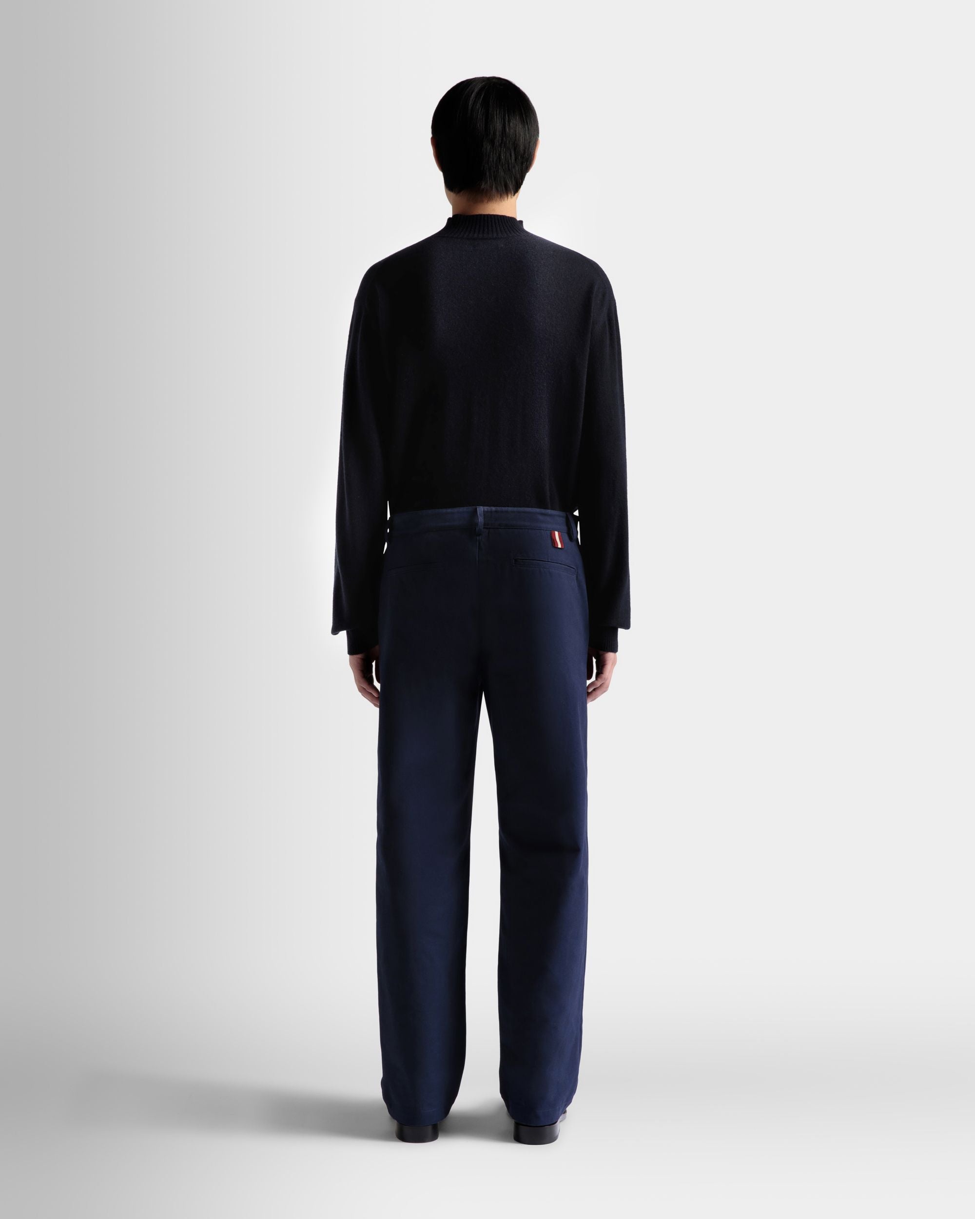 Pantalones De Algodón Azul Oscuro - Hombre - Bally - 06