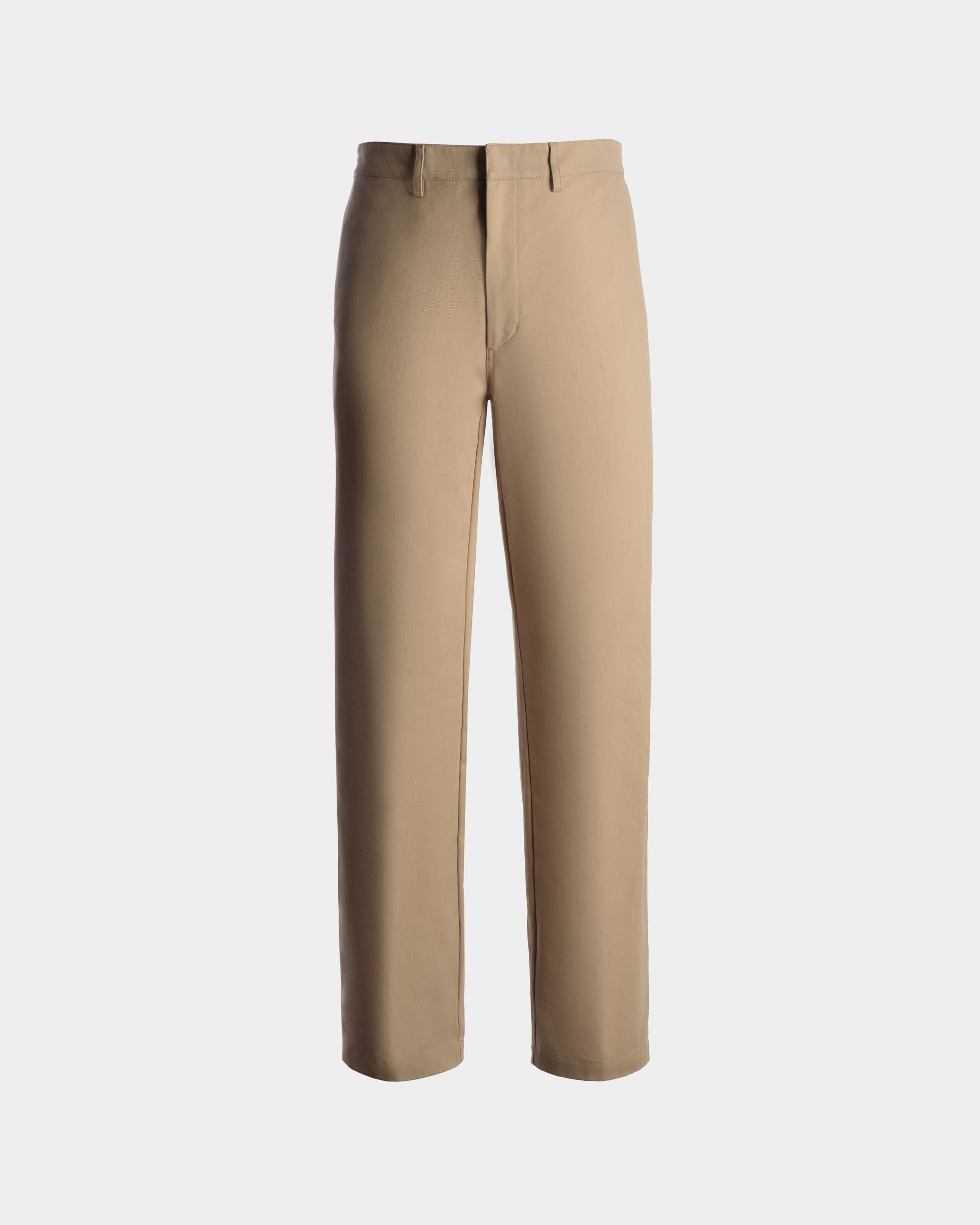 Pantalones De Algodón Color Camel - Hombre - Bally - 01