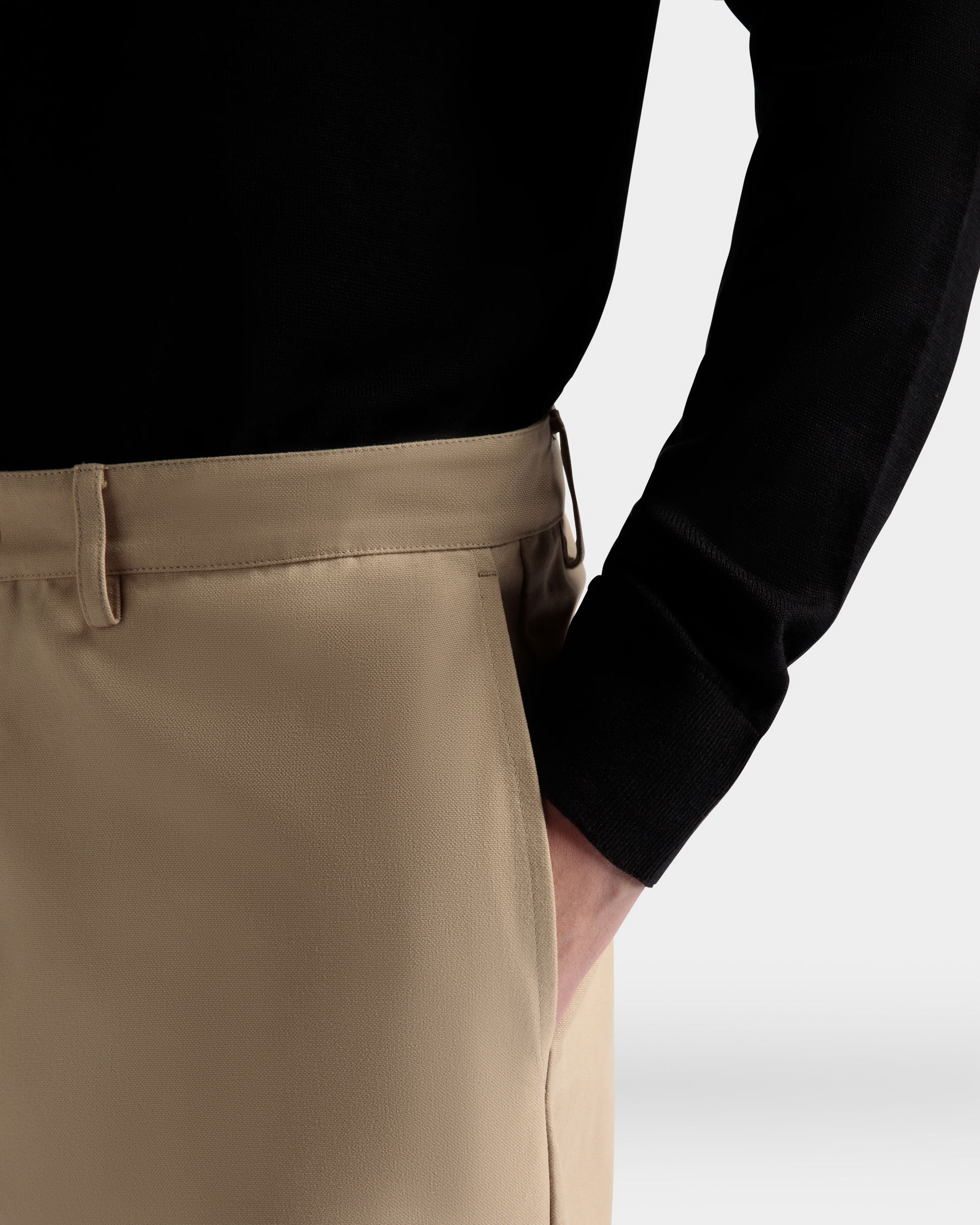 Pantalones De Algodón Color Camel - Hombre - Bally - 04