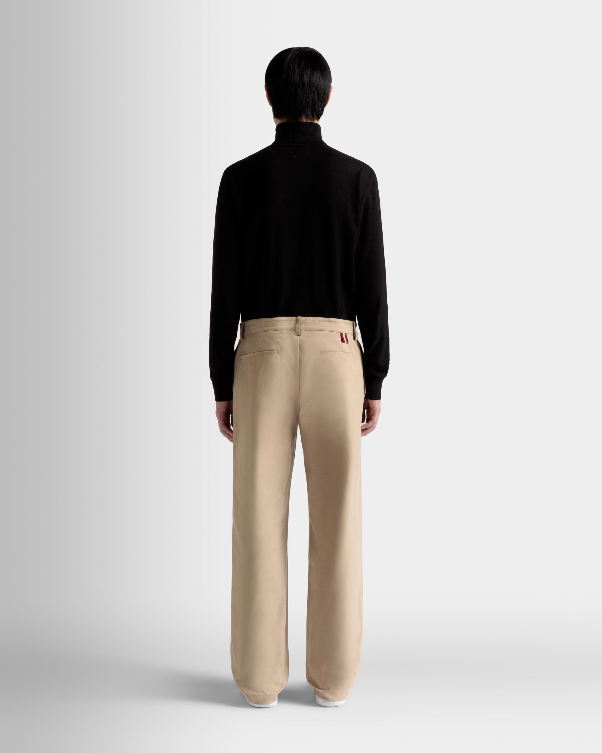 Pantalones De Algodón Color Camel - Hombre - Bally - 06