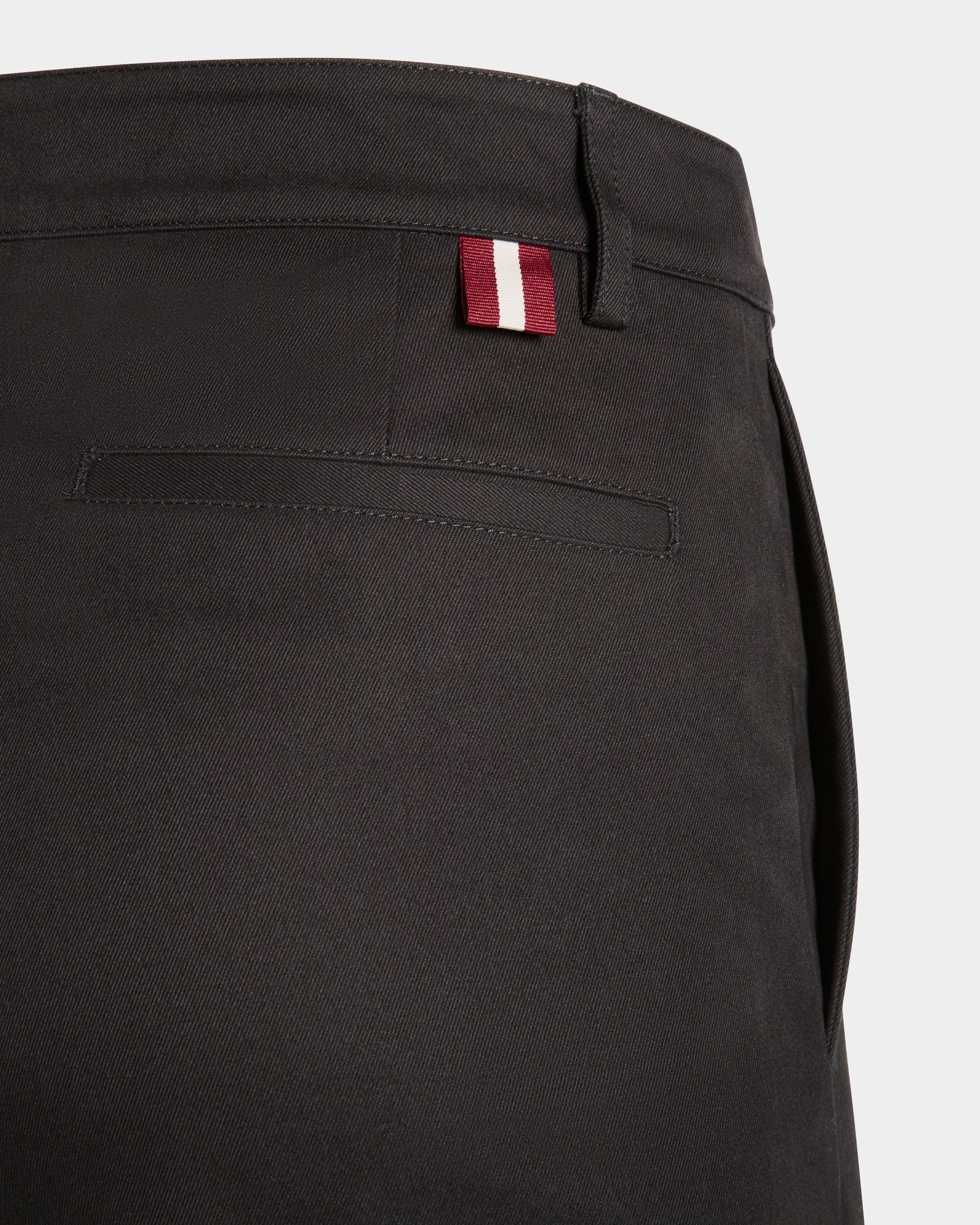Pantalón Chino De Algodón Negro - Hombre - Bally - 04
