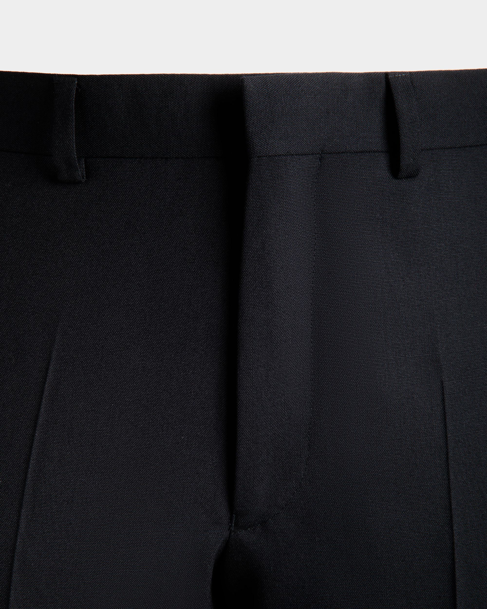 Adrien Brody Travel Collection Pleated Pants In Navy Blue Wool - Men's - Bally - 05