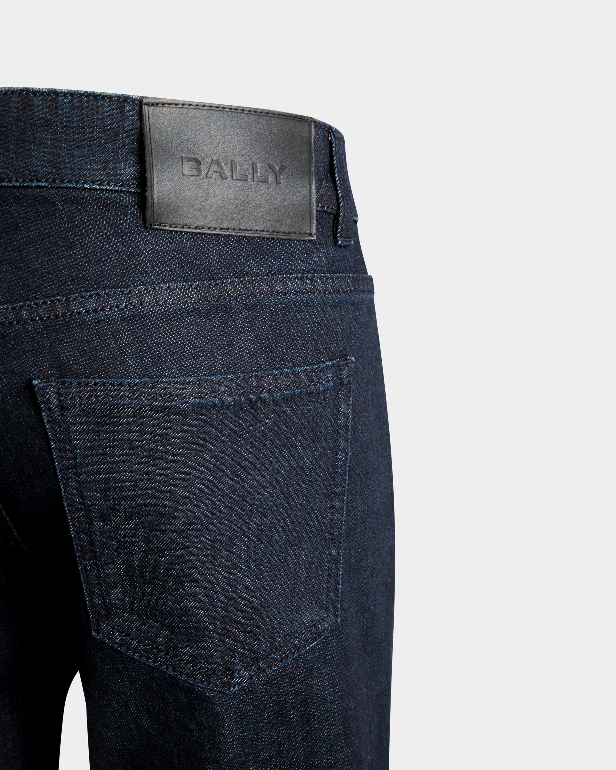 Adrien Brody Travel Collection Denim Pants In Navy Blue Mix Cotton - Men's - Bally - 05