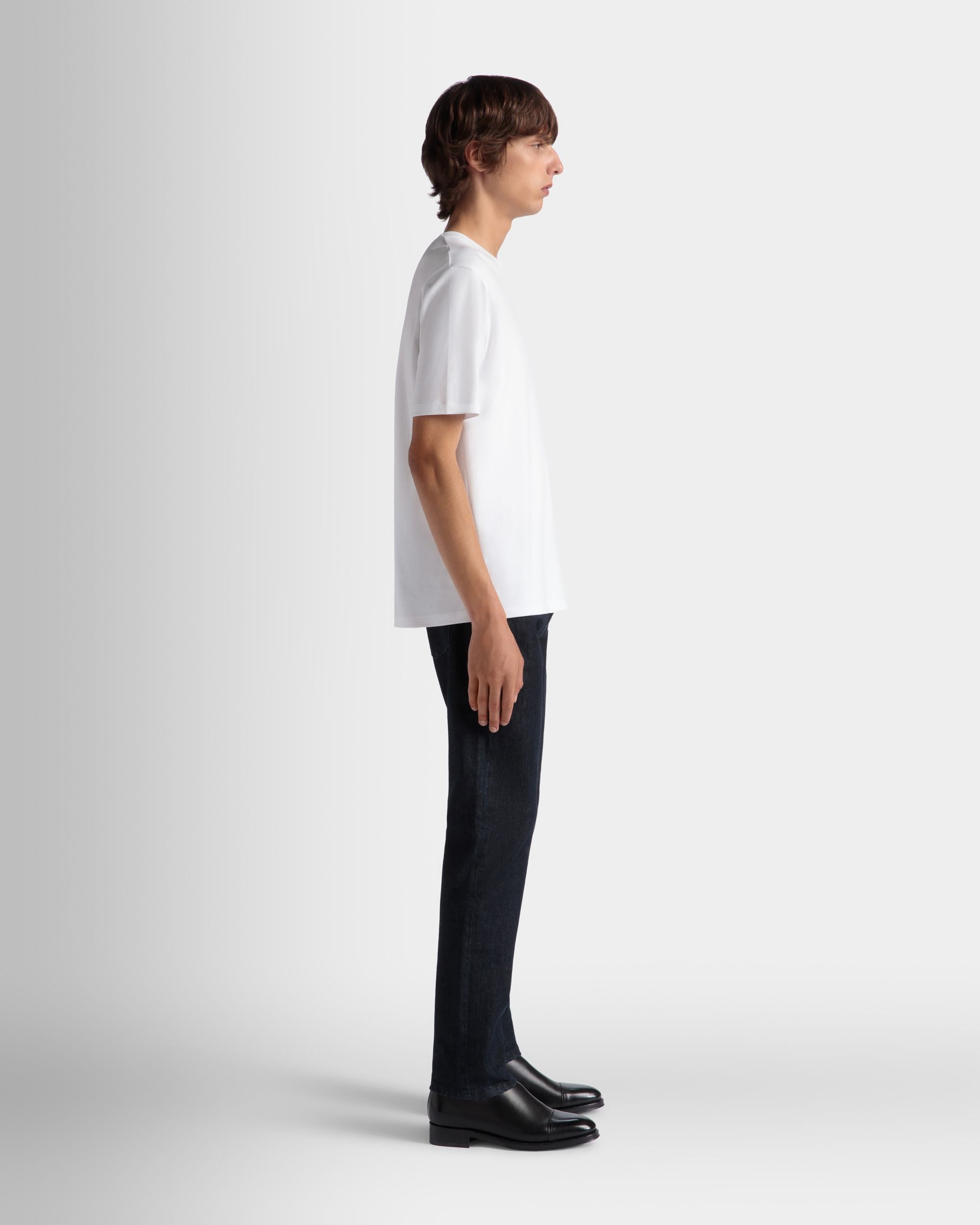 Adrien Brody Travel Collection Denim Pants In Navy Blue Mix Cotton - Men's - Bally - 07