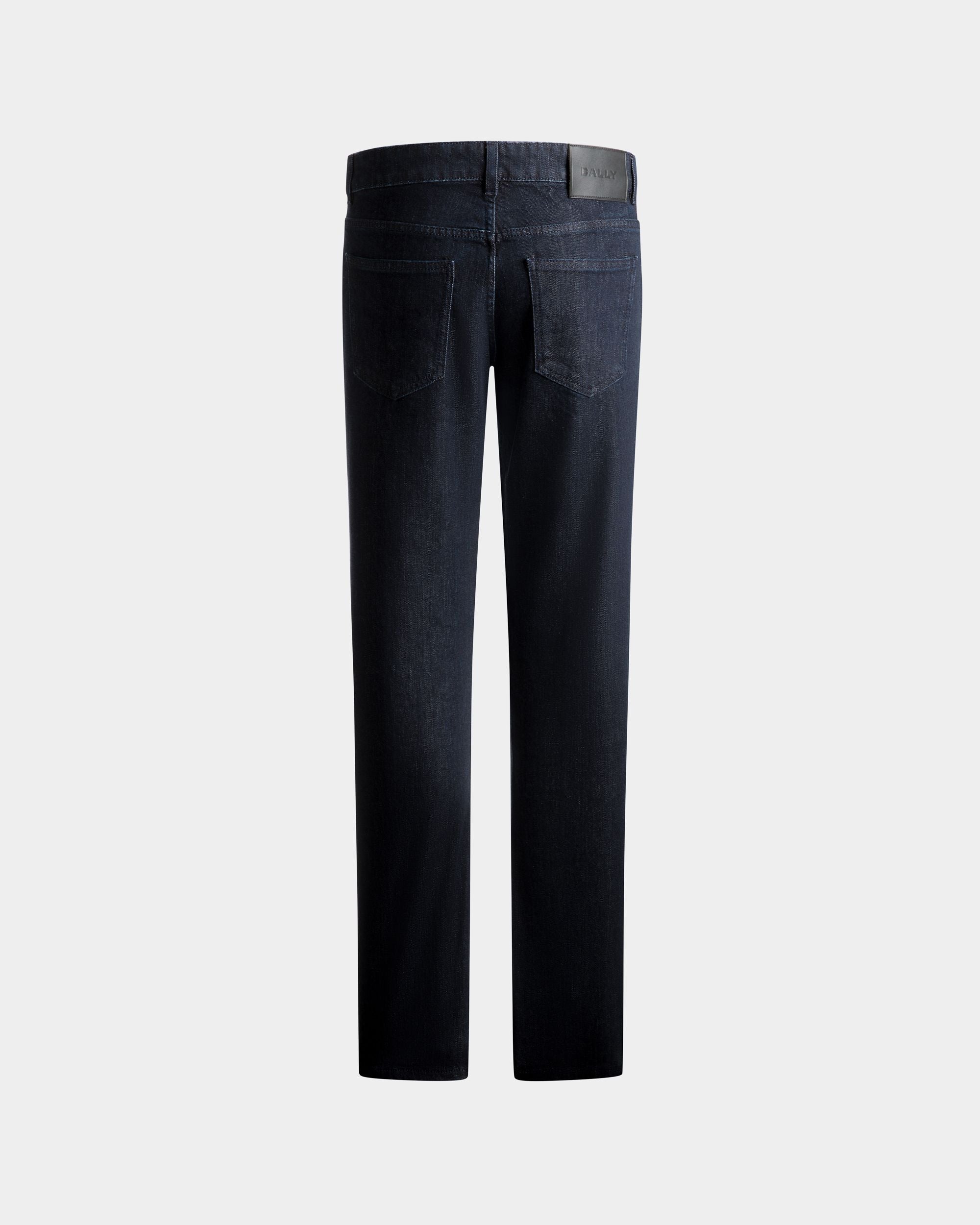 Adrien Brody Travel Collection Denim Pants In Navy Blue Mix Cotton - Men's - Bally - 09