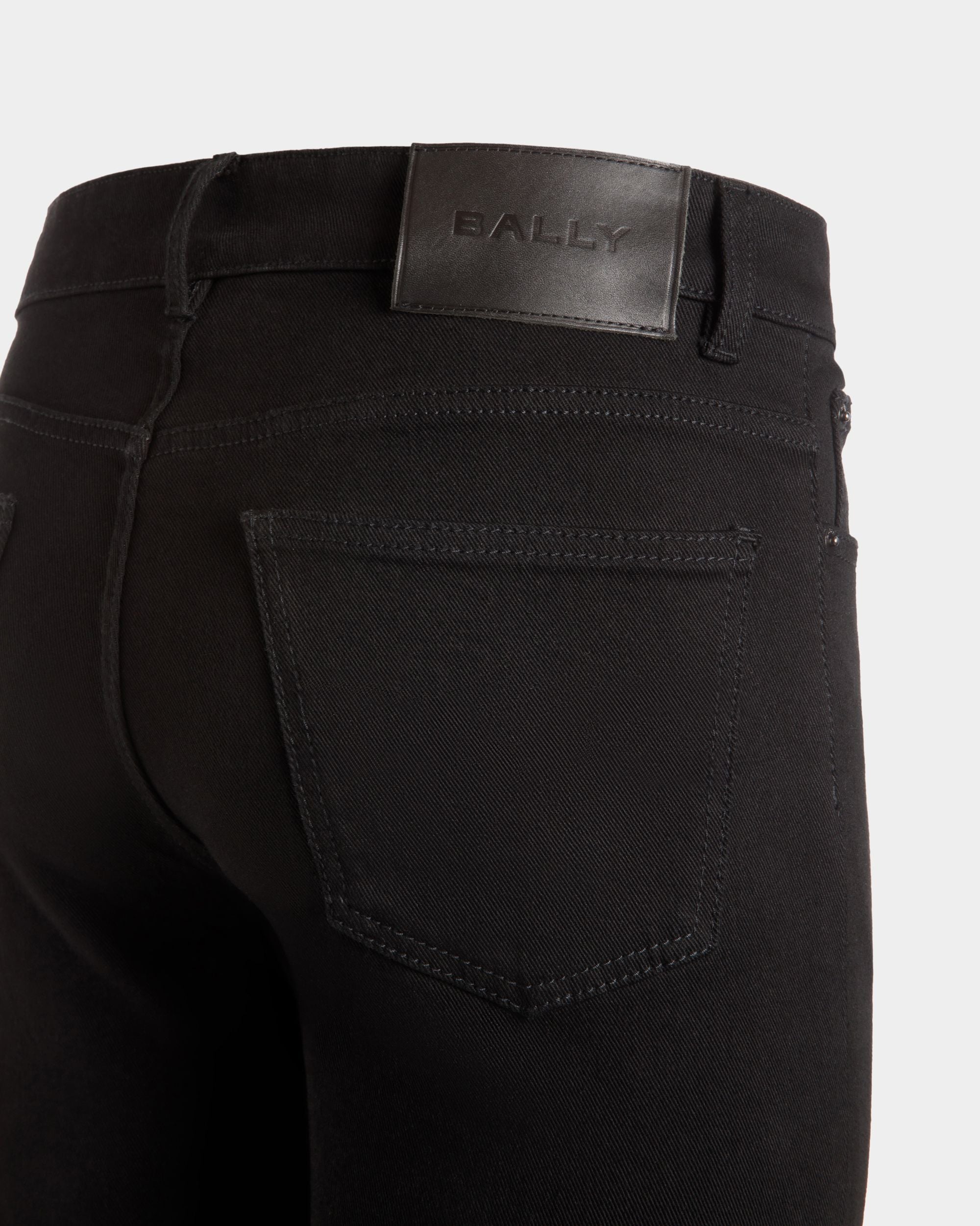 Adrien Brody Travel Collection Denim Pants In Black Mix Cotton - Men's - Bally - 05