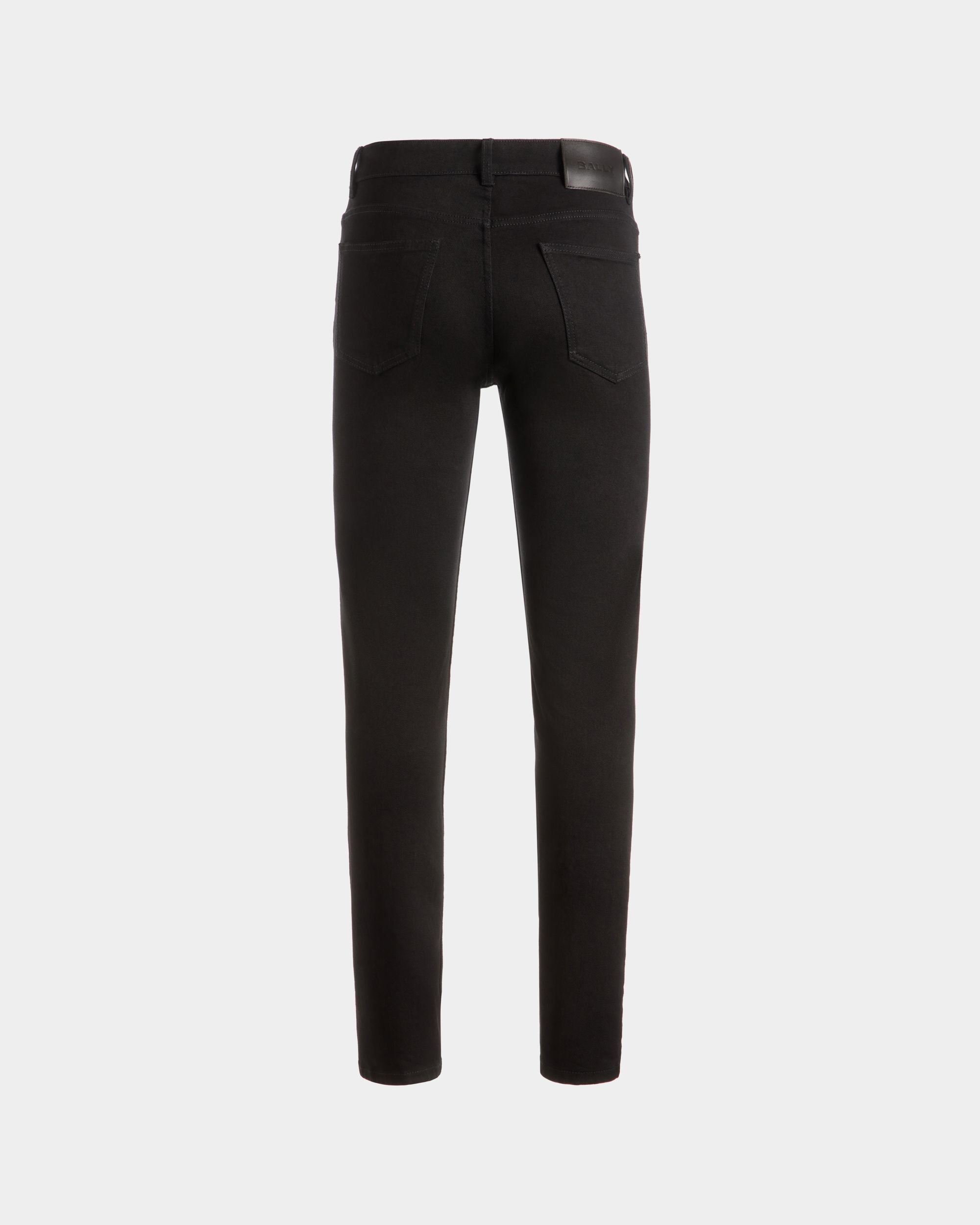 Adrien Brody Travel Collection Denim Pants In Black Mix Cotton - Men's - Bally - 08