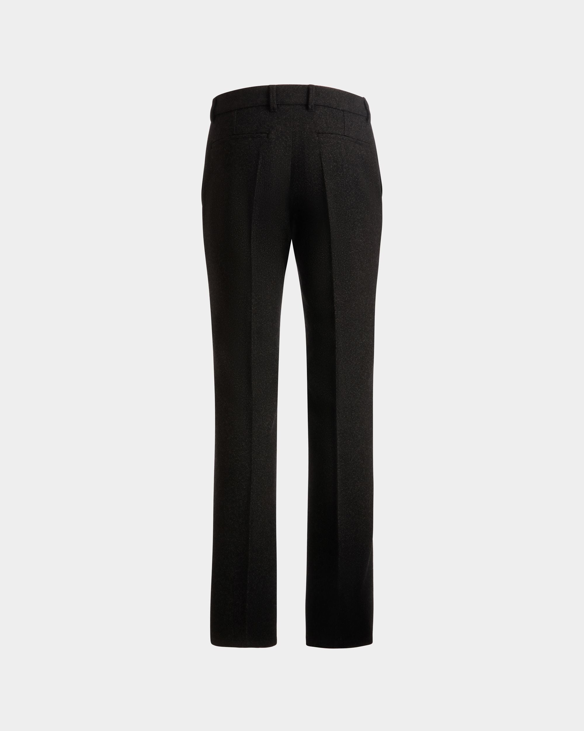 Pantalón Con Pinzas De Lana Gris Oscuro - Hombre - Bally - 07