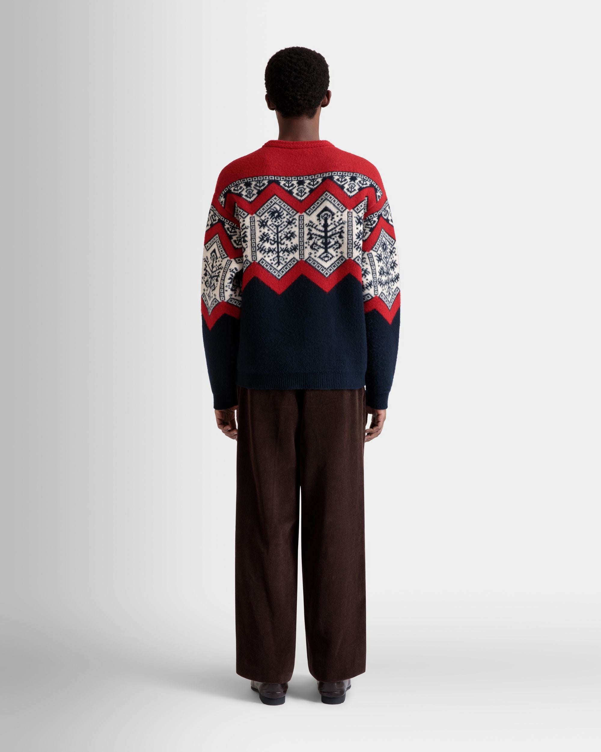 Pantalón Con Pinzas De La Cápsula Winter De Pana Ébano - Hombre - Bally - 06
