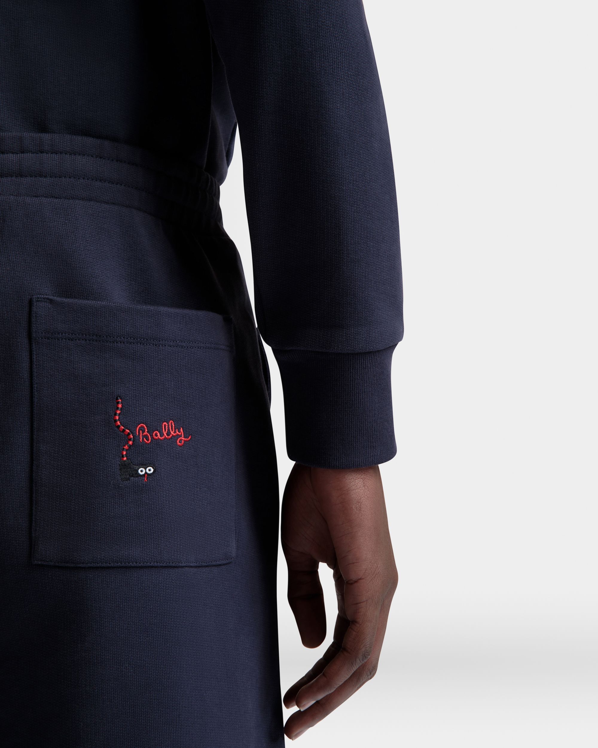 Pantalón De Chándal De Algodón Navy Blue - Hombre - Bally - 03