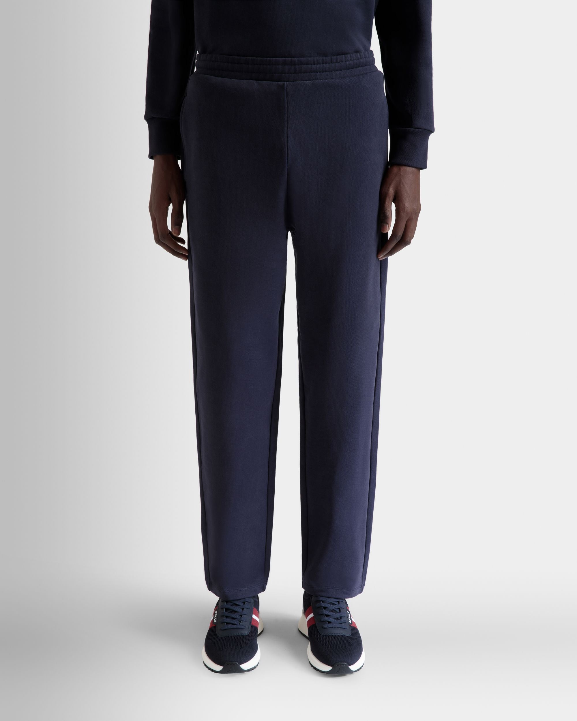 Pantalón De Chándal De Algodón Navy Blue - Hombre - Bally - 08