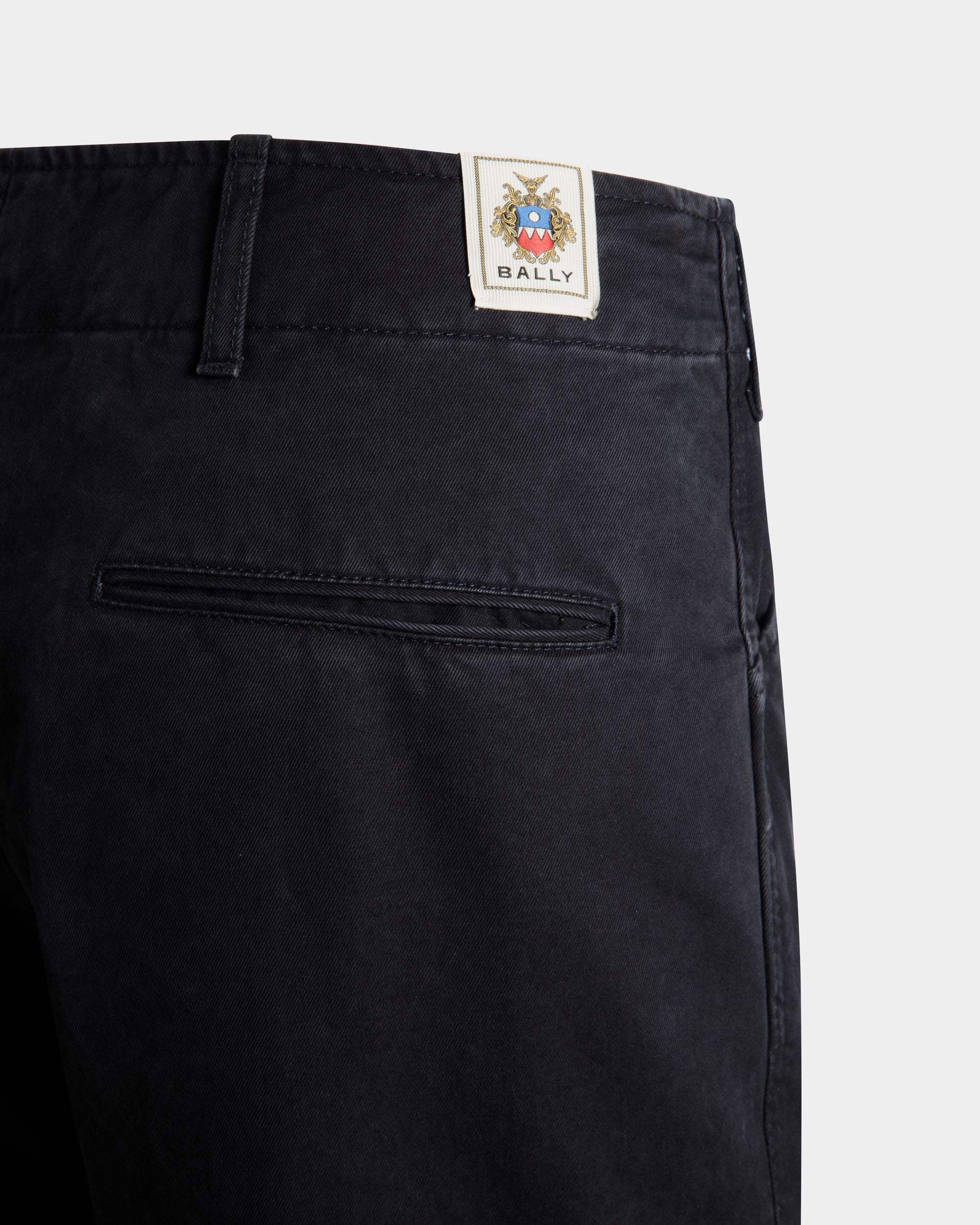 Pantalón De Algodón Navy Blue 5 Bolsillos - Hombre - Bally - 02