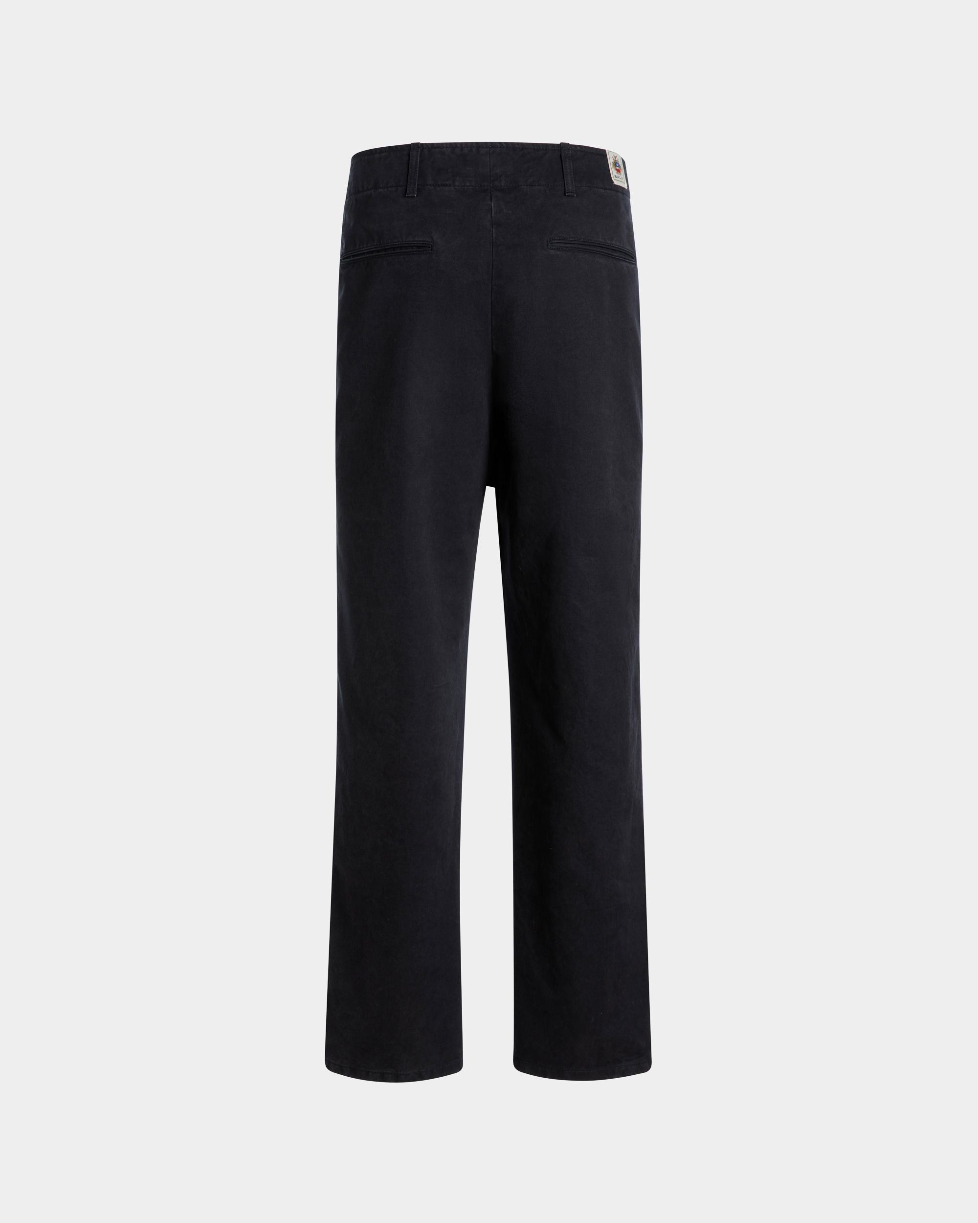 Pantalón De Algodón Navy Blue 5 Bolsillos - Hombre - Bally - 03
