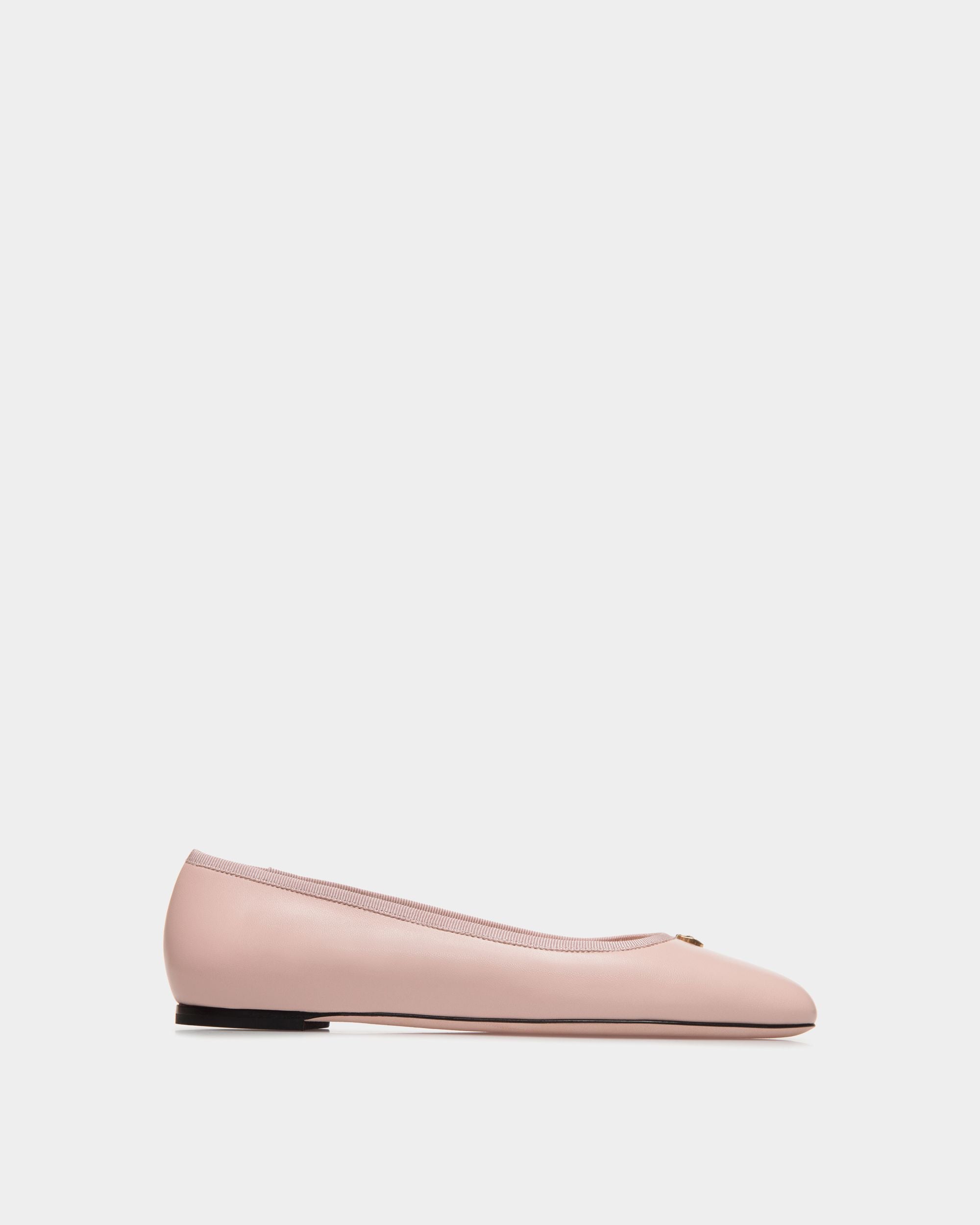 Zapato Plano Ballyrina De Napa Dusty Petal - Mujer - Bally - 01