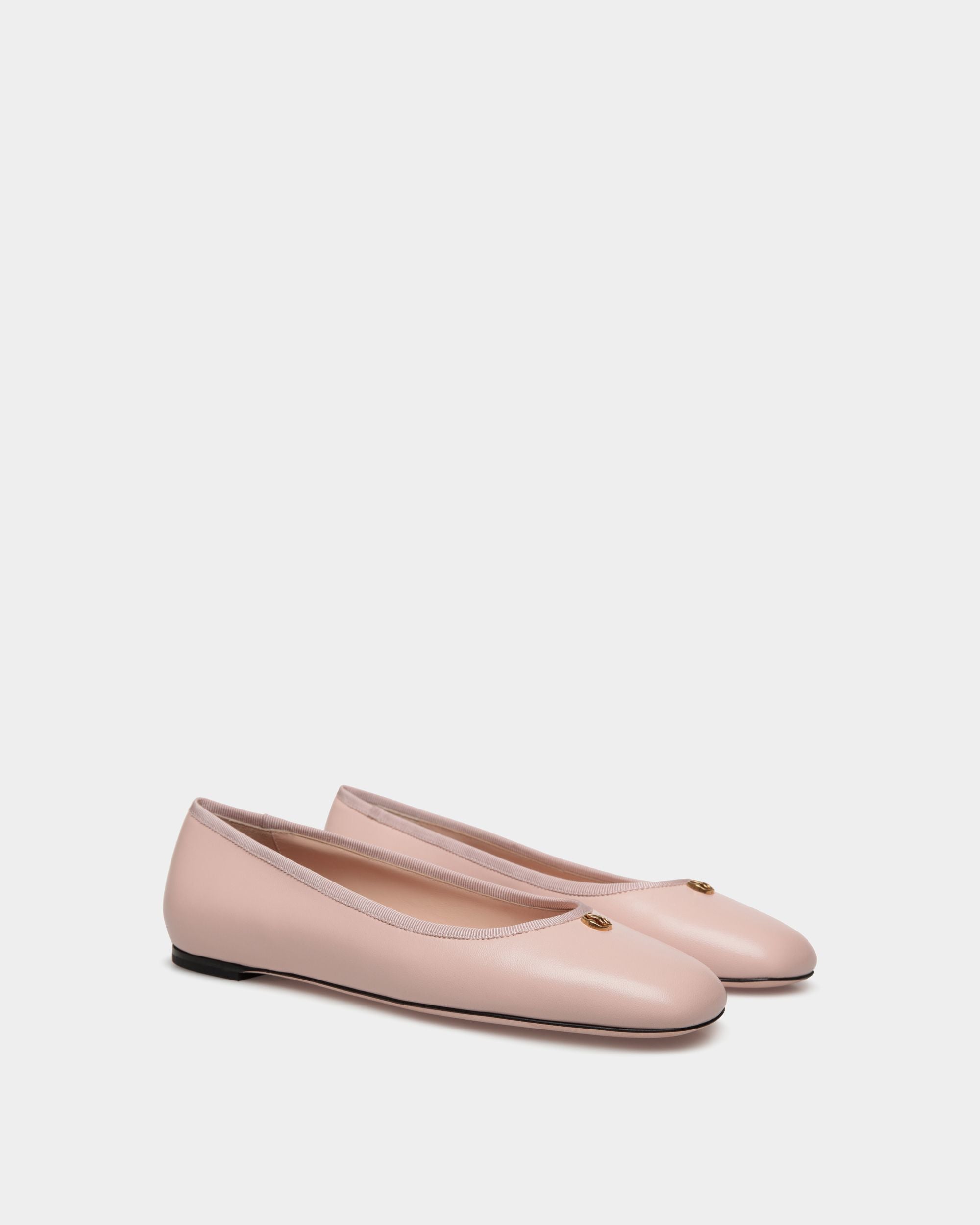 Zapato Plano Ballyrina De Napa Dusty Petal - Mujer - Bally - 02