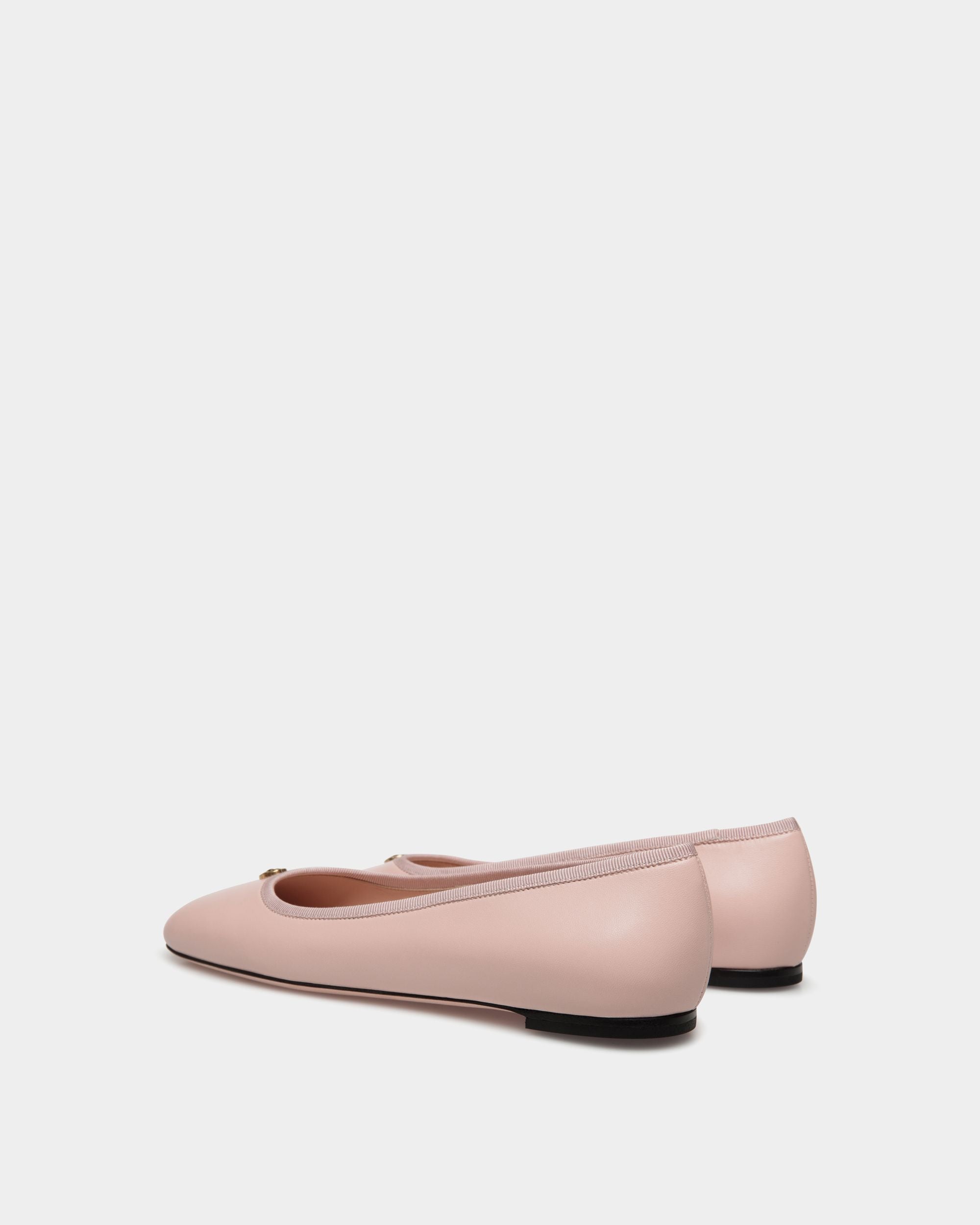 Zapato Plano Ballyrina De Napa Dusty Petal - Mujer - Bally - 03
