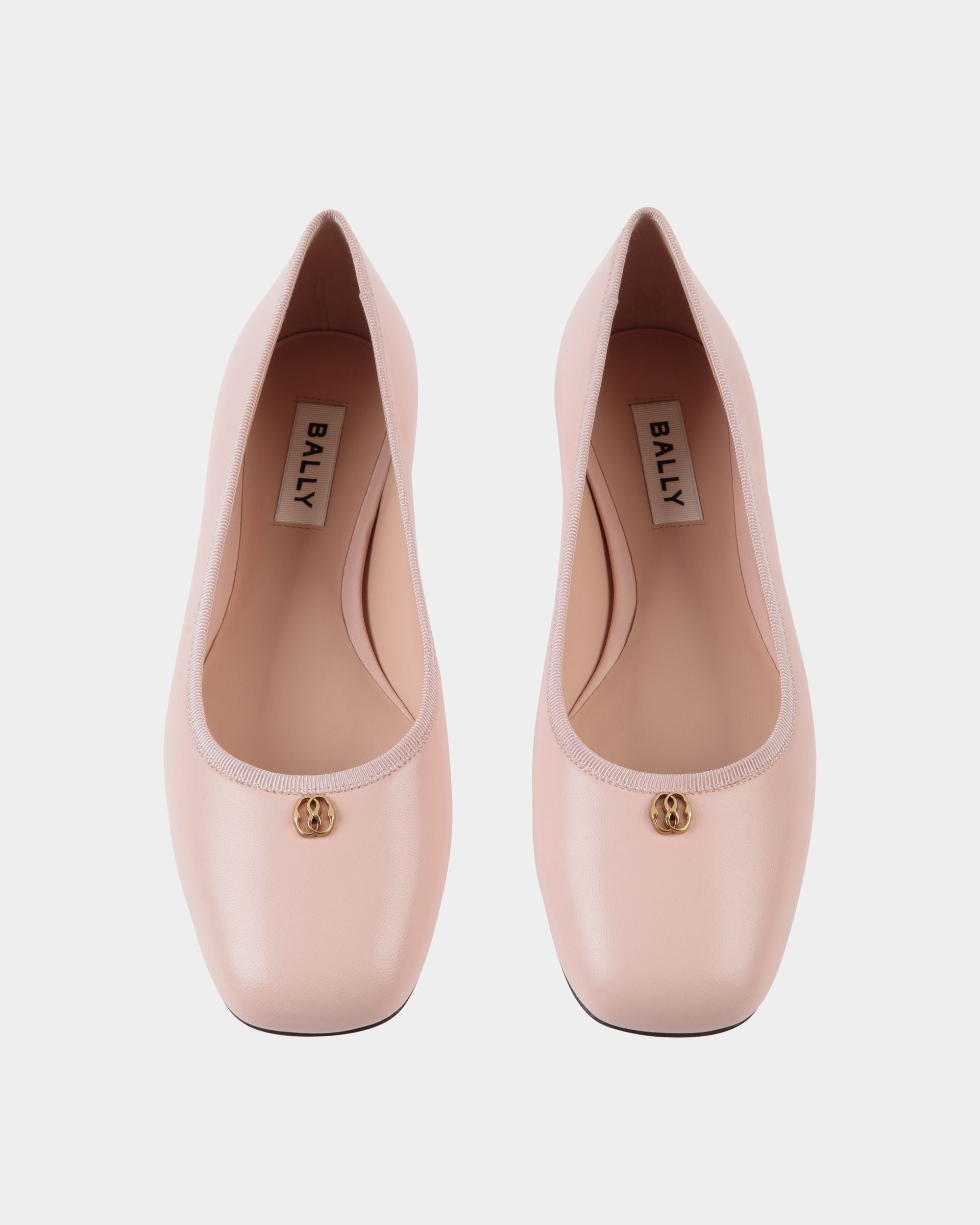 Zapato Plano Ballyrina De Napa Dusty Petal - Mujer - Bally - 04