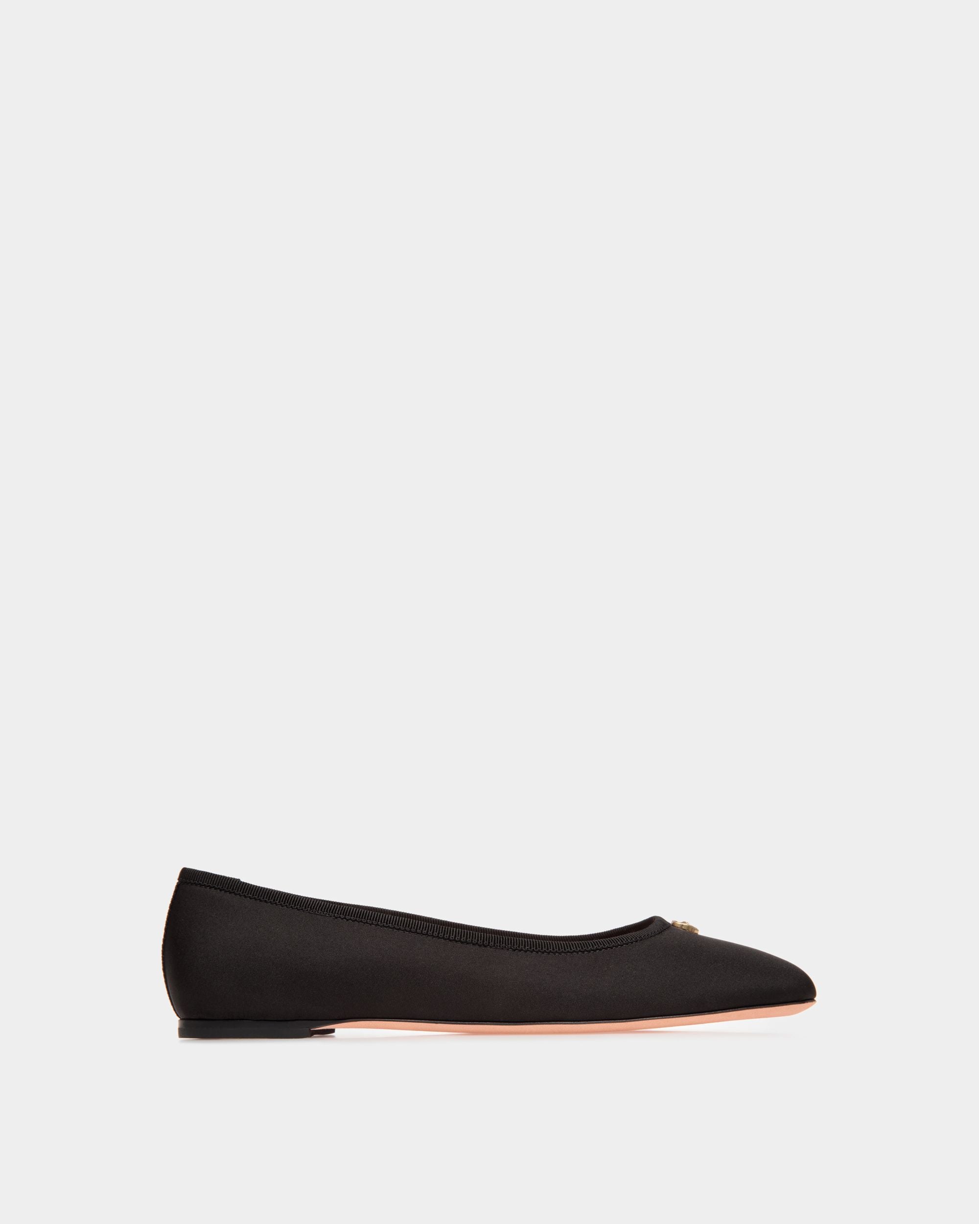 Zapato Plano Ballyrina De Faille Negro - Mujer - Bally - 01