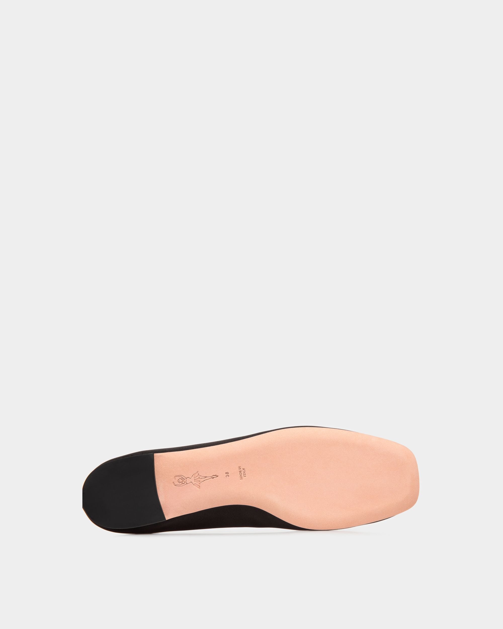 Zapato Plano Ballyrina De Faille Negro - Mujer - Bally - 04