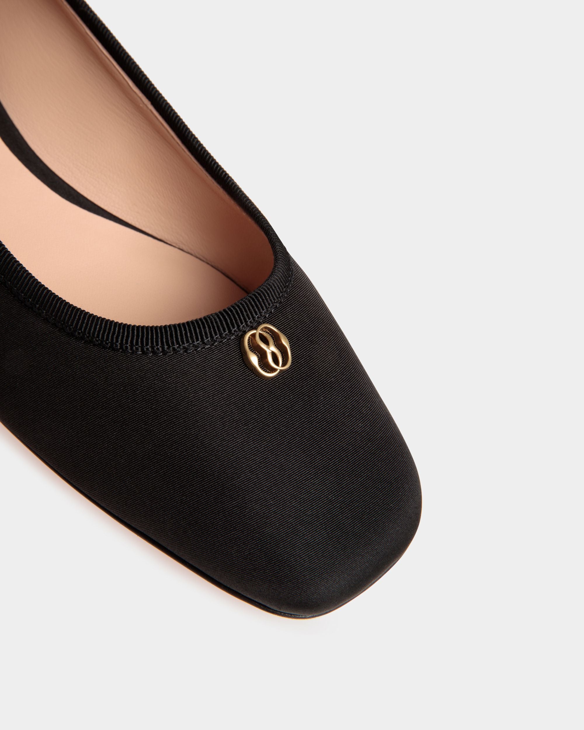 Zapato Plano Ballyrina De Faille Negro - Mujer - Bally - 05