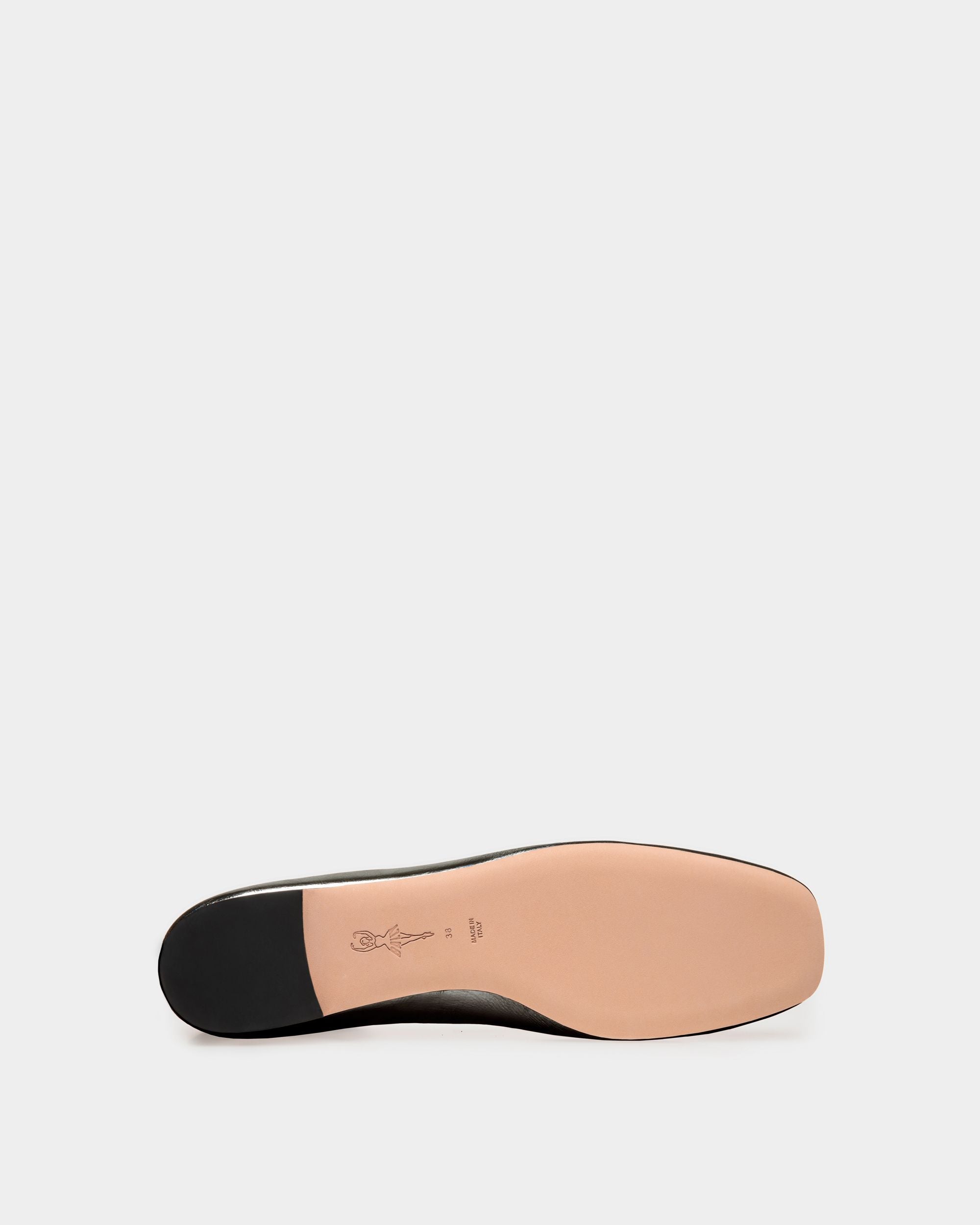 Zapatos Planos Ballyrina De Piel Negra - Mujer - Bally - 05