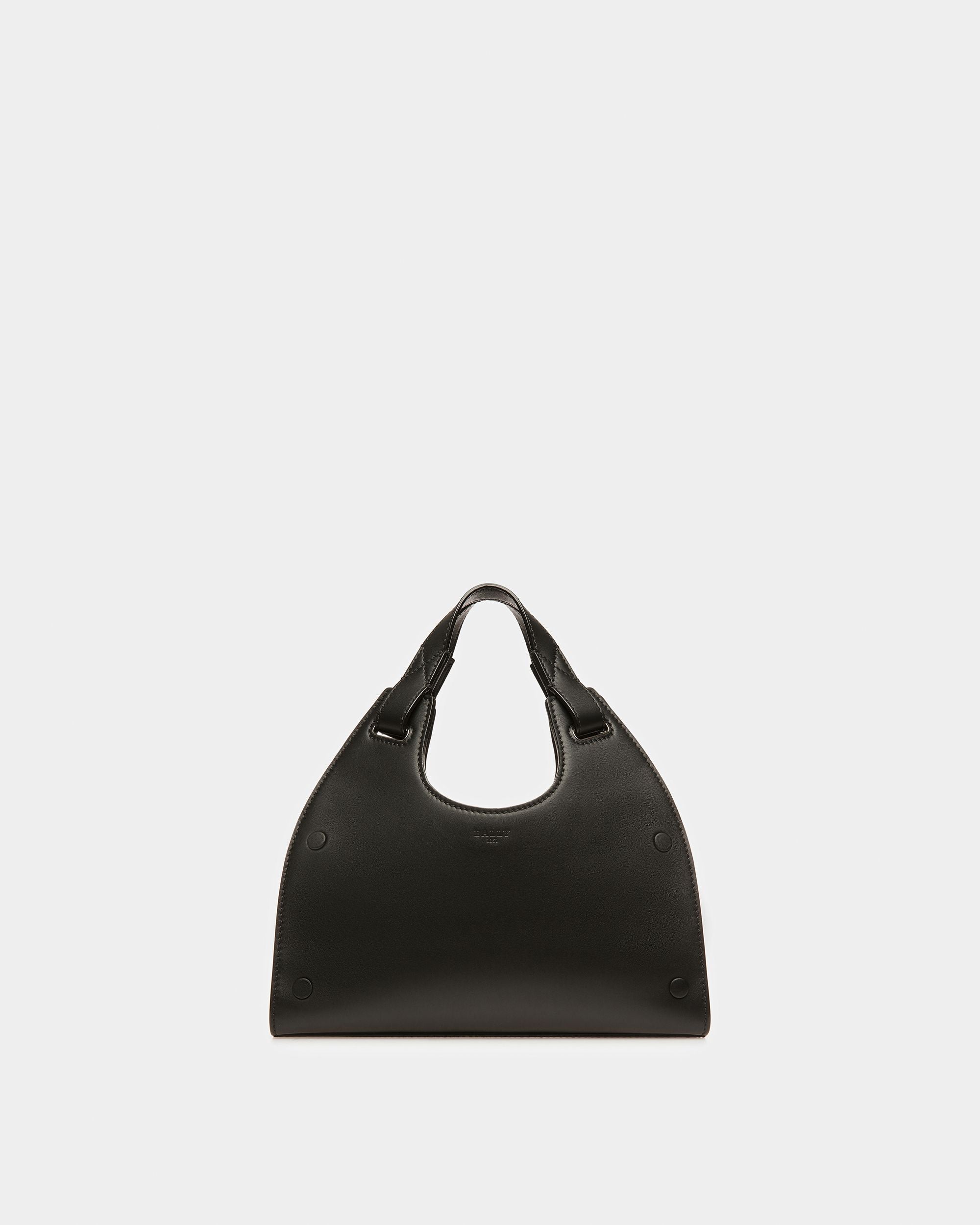 Ahres Small Bolso De Hombro De Piel En Negro - Mujer - Bally - 01