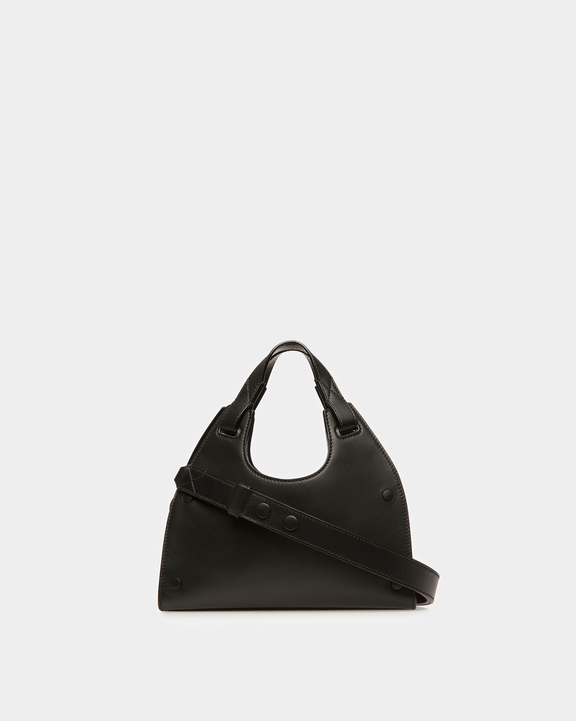 Ahres Small Bolso De Hombro De Piel En Negro - Mujer - Bally - 03