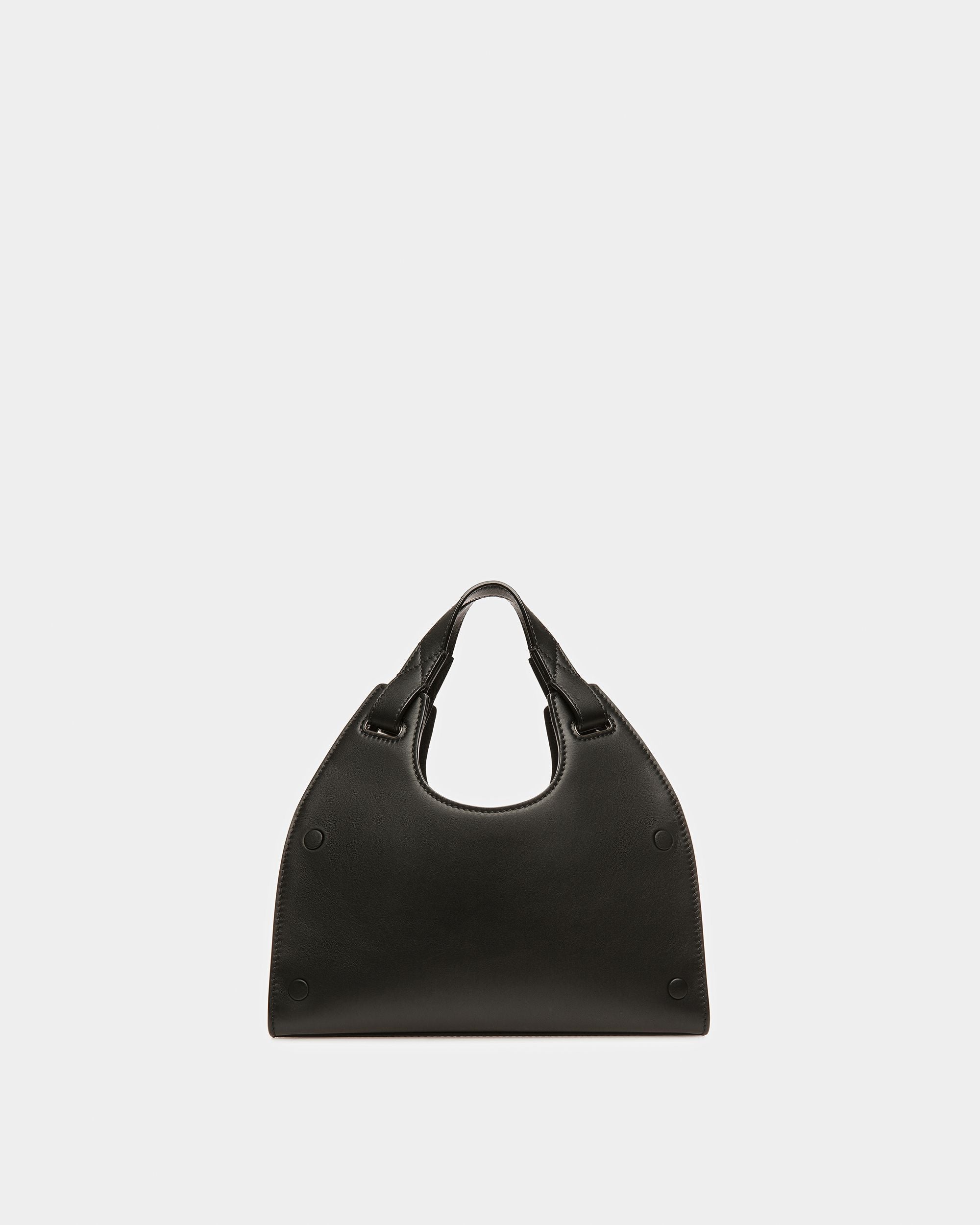 Ahres Small Bolso De Hombro De Piel En Negro - Mujer - Bally - 09