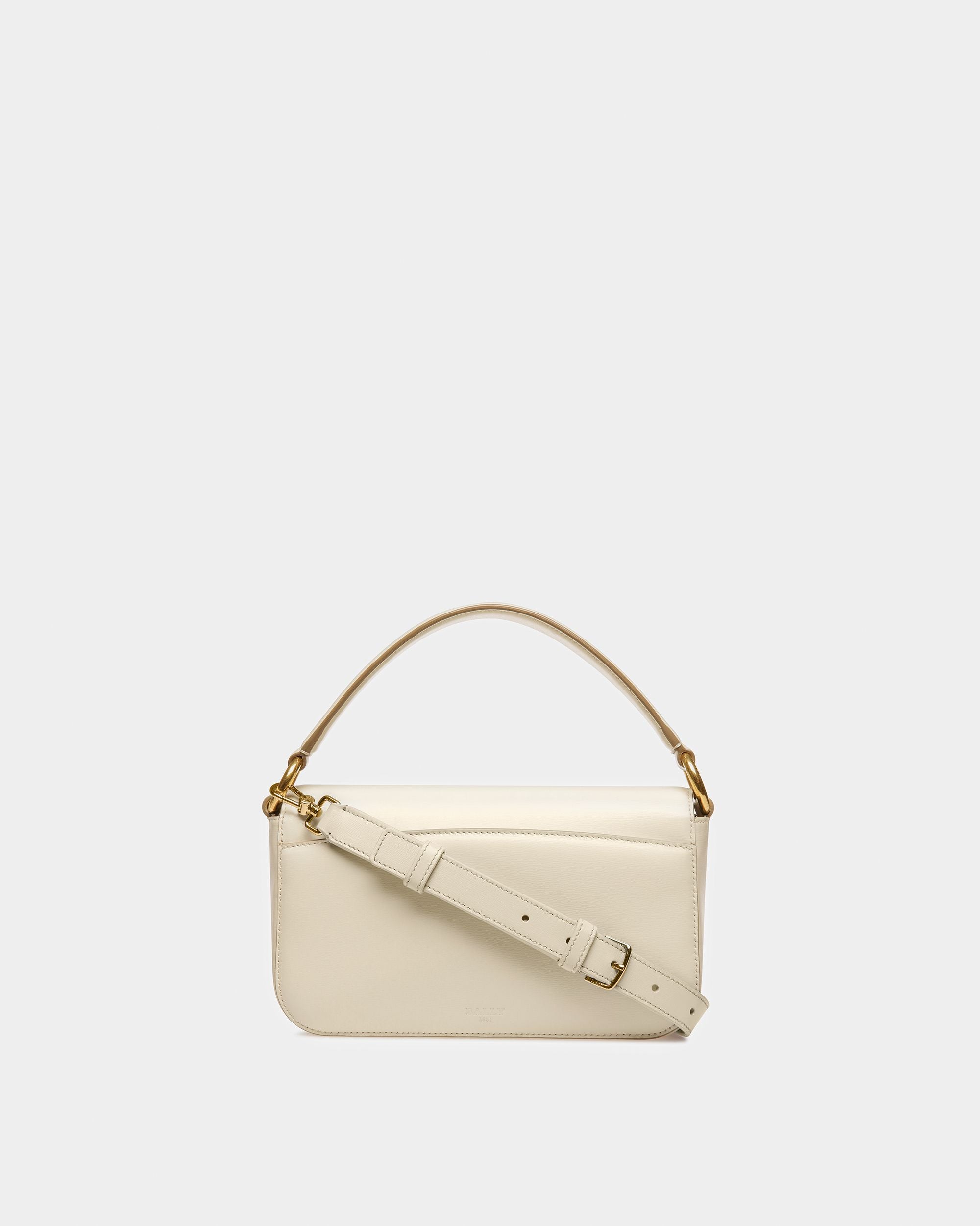 Brodye Bolso Bandolera De Piel Color Hueso - Mujer - Bally - 03