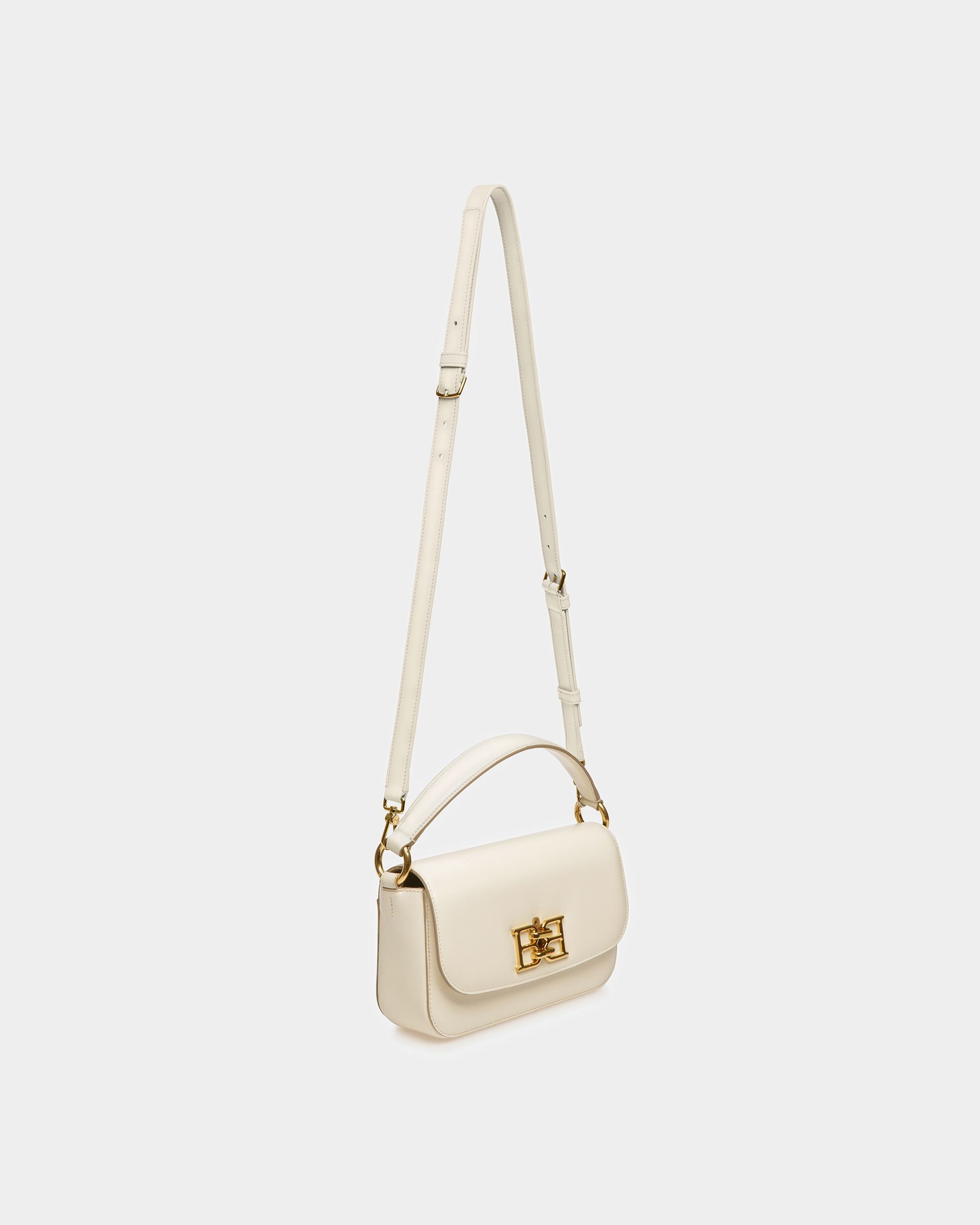 Brodye Bolso Bandolera De Piel Color Hueso - Mujer - Bally - 07