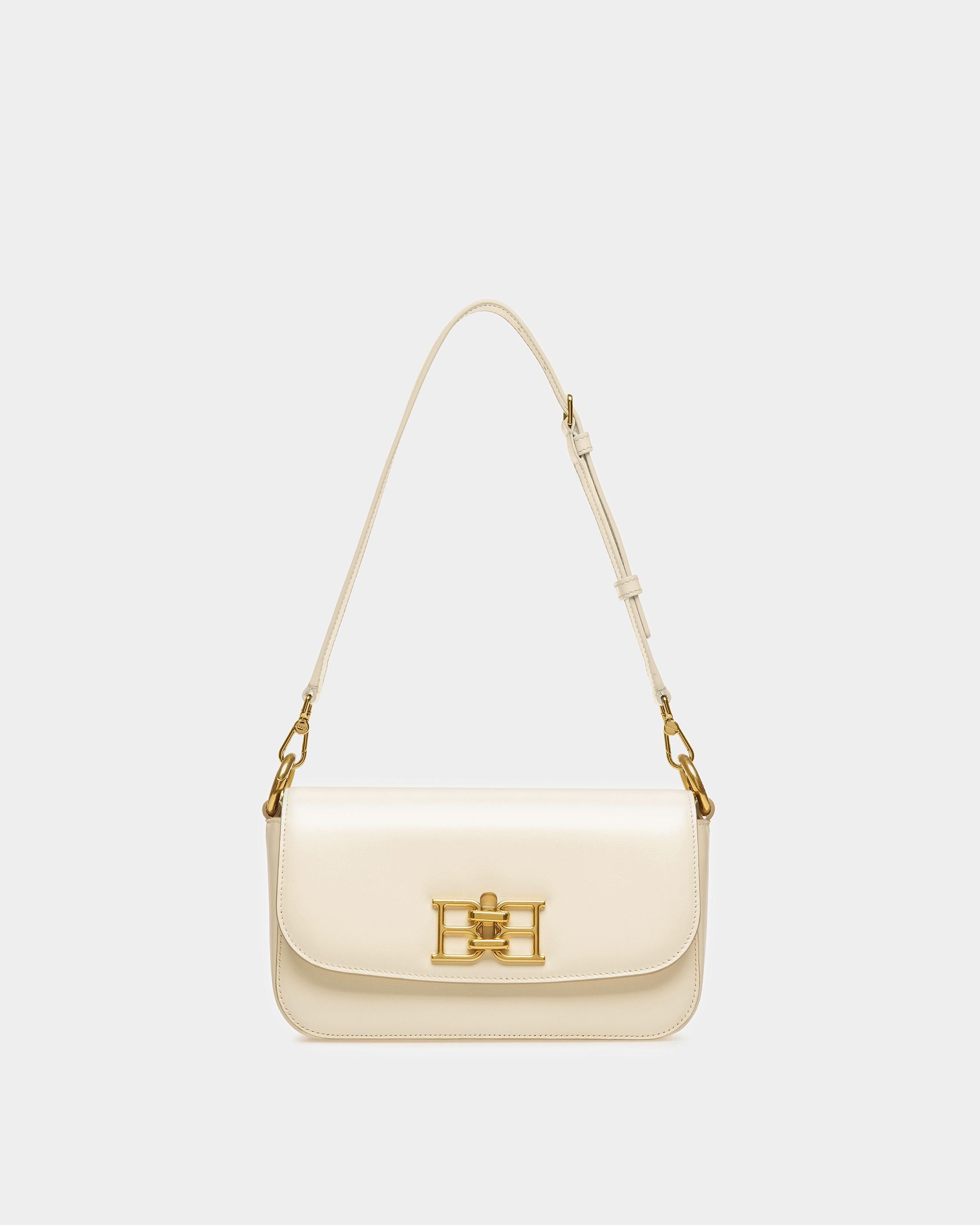 Brodye Bolso Bandolera De Piel Color Hueso - Mujer - Bally - 09