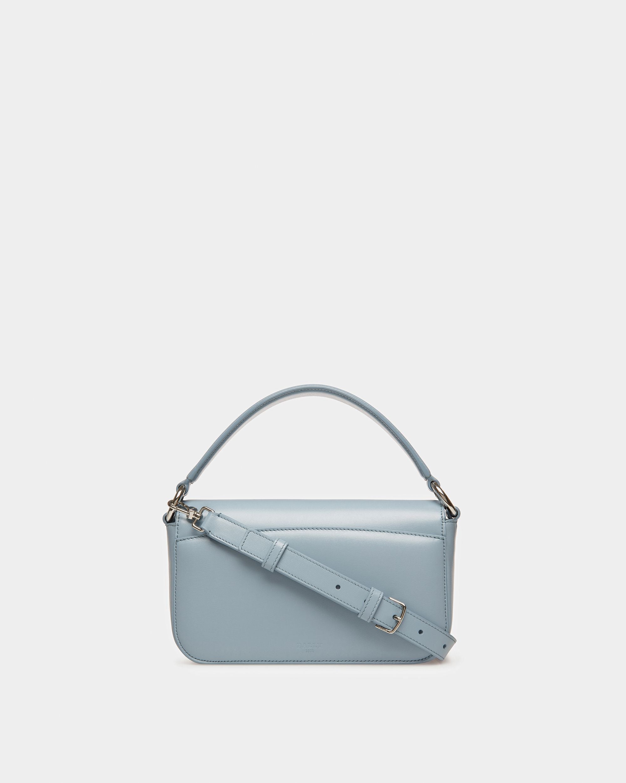 Brodye Bolso Bandolera De Piel En Azul Claro - Mujer - Bally - 02