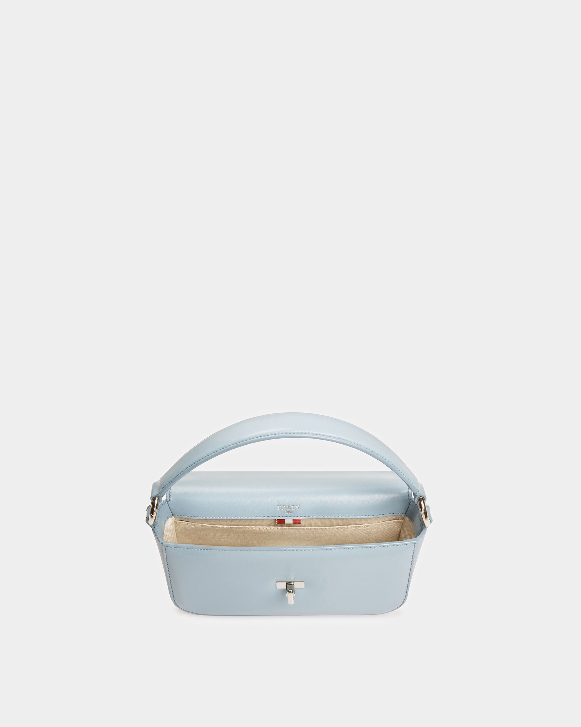 Brodye Bolso Bandolera De Piel En Azul Claro - Mujer - Bally - 03