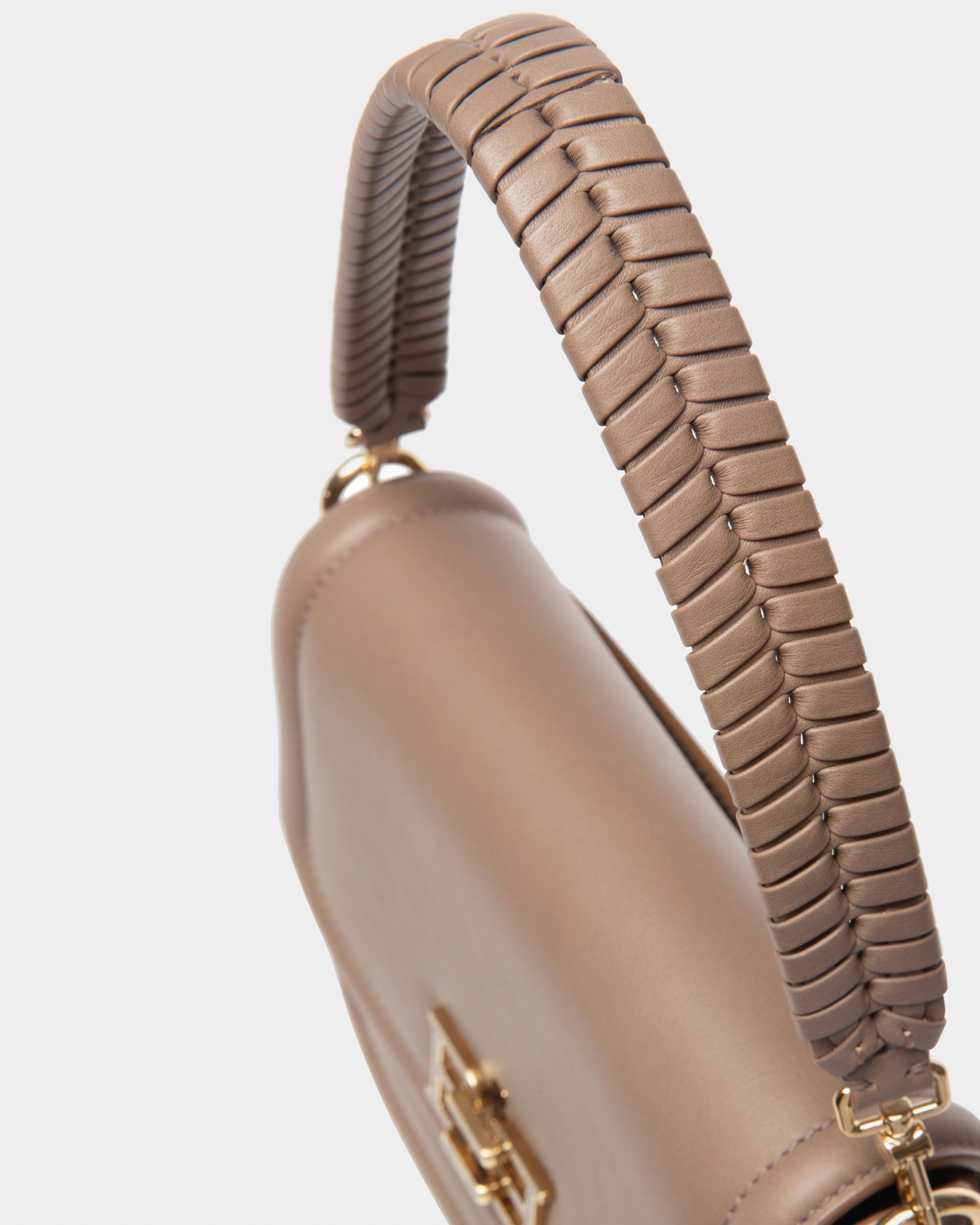 Beckie Leather Cross-Body Bag In Taupe - Women's - Bally - 04