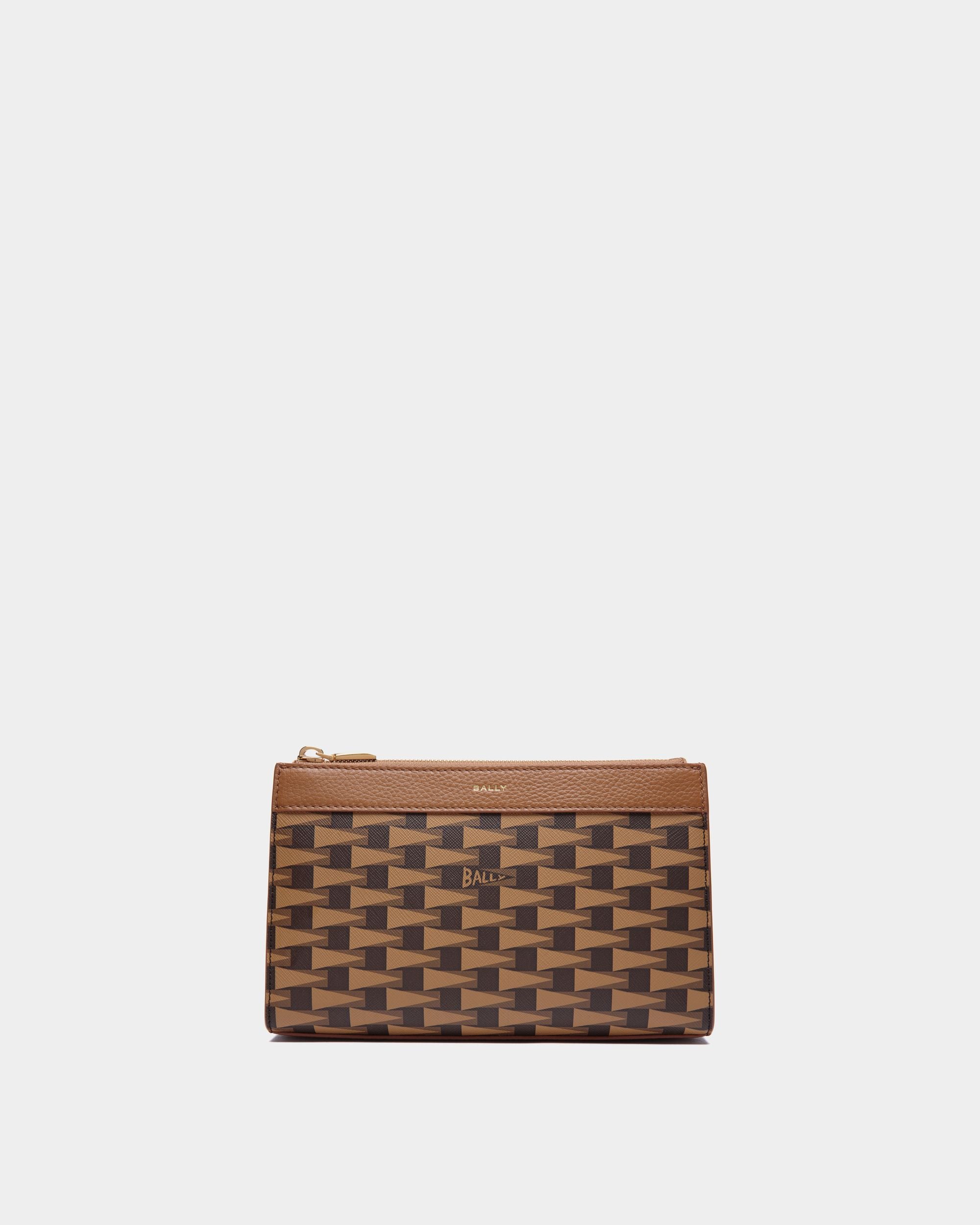 Pennant Crossbody Bag in Brown TPU - Women's - Bally - 02