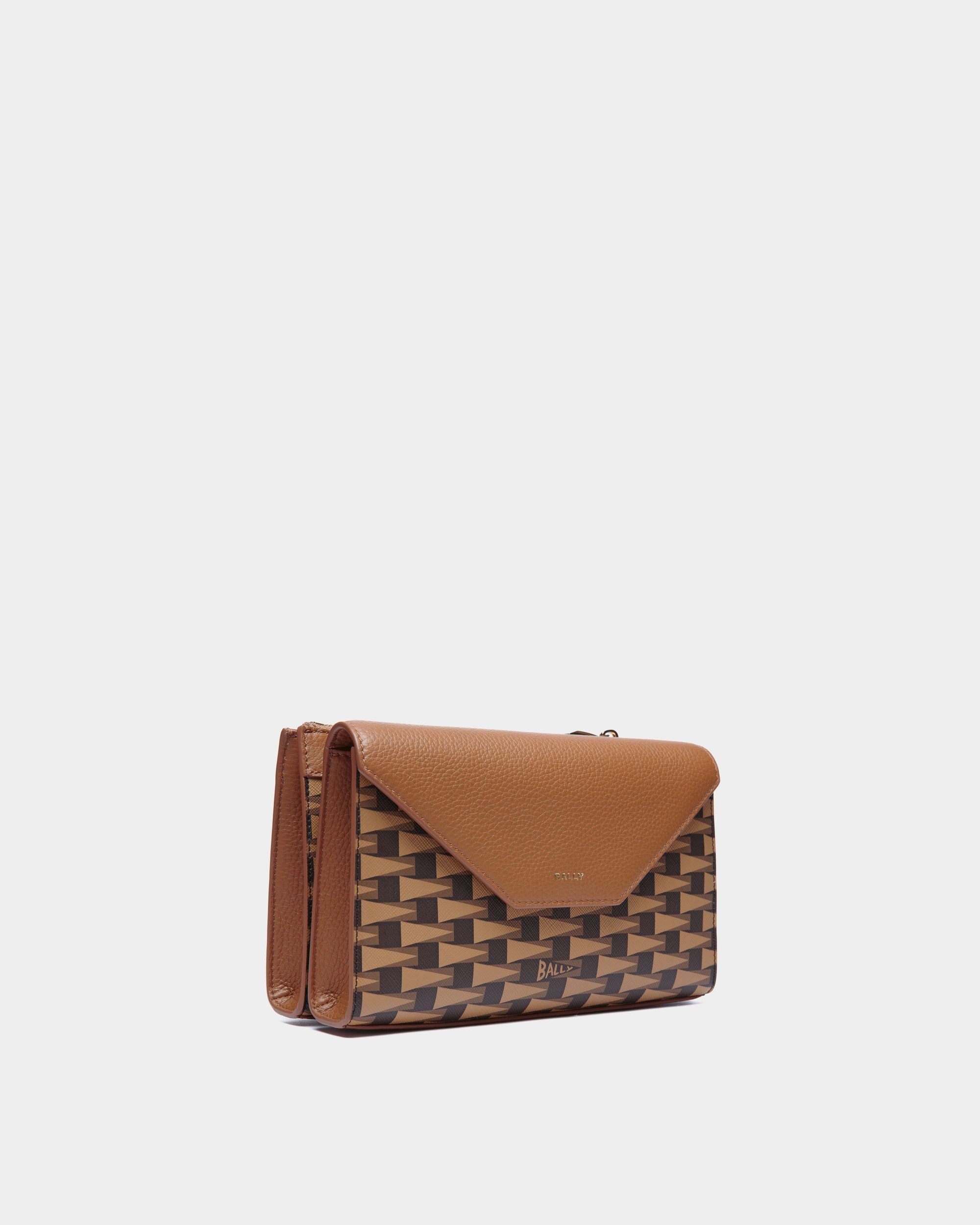 Pennant Crossbody Bag in Brown TPU - Women's - Bally - 03