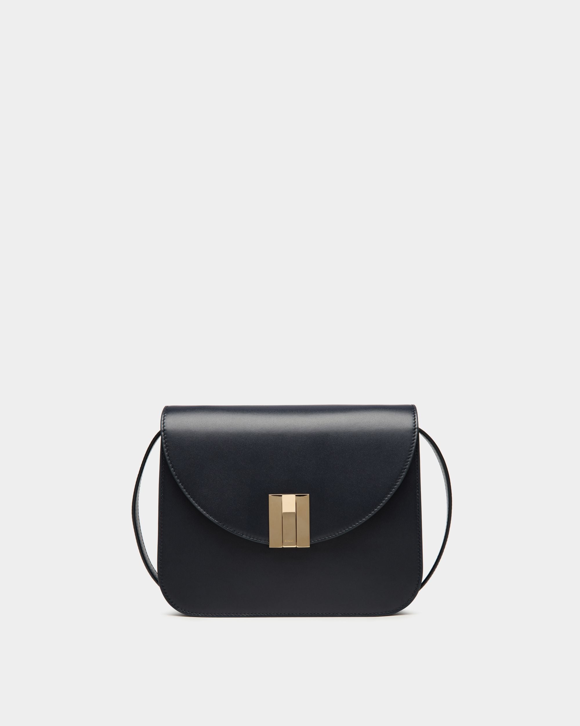 Bandolera Ollam De Piel Navy Blue - Mujer - Bally - 01