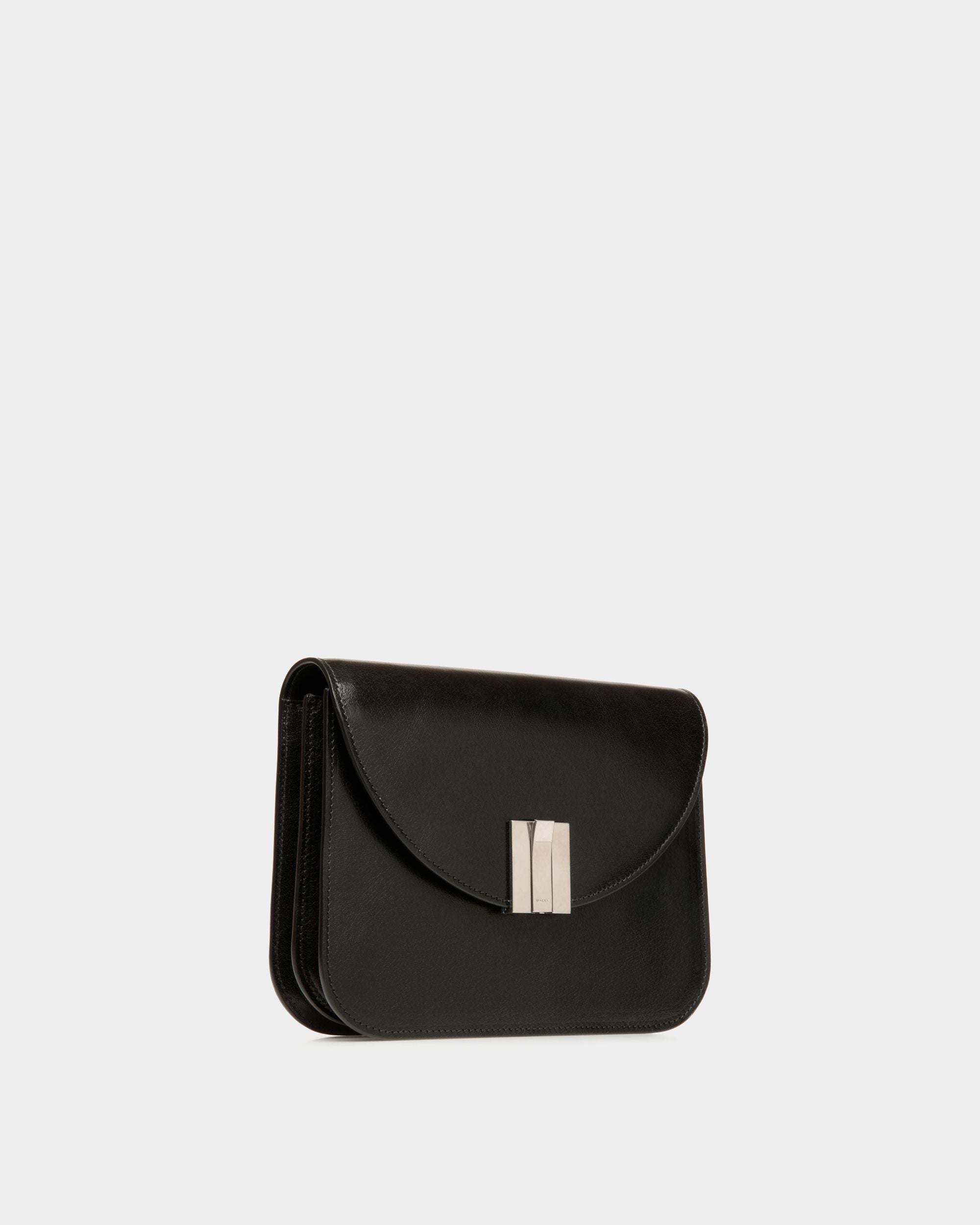 Ollam Crossbody Bag In Black Leather - Women's - Bally - 04