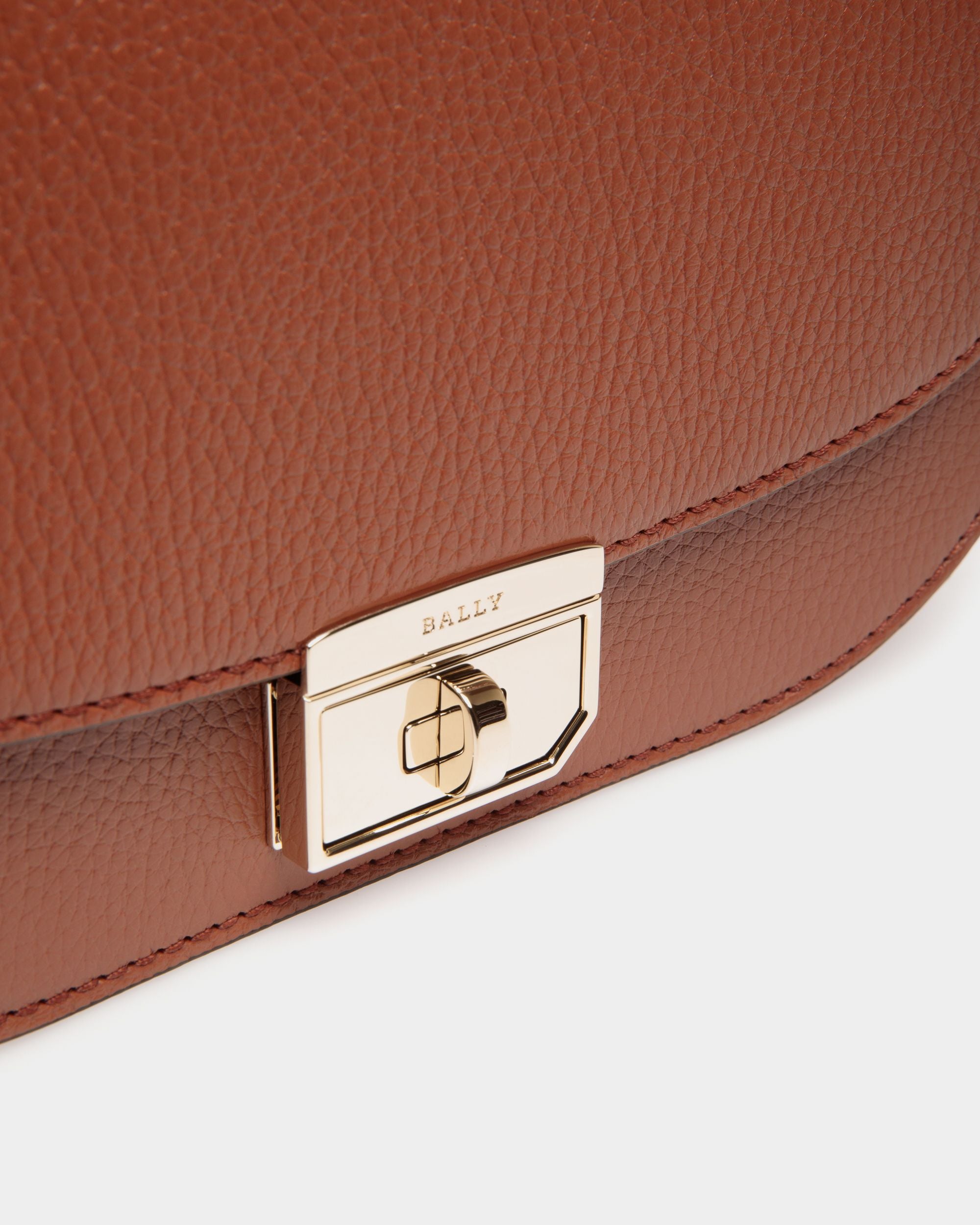 Cross Body In Beige  Leather - Women's - Bally - 05