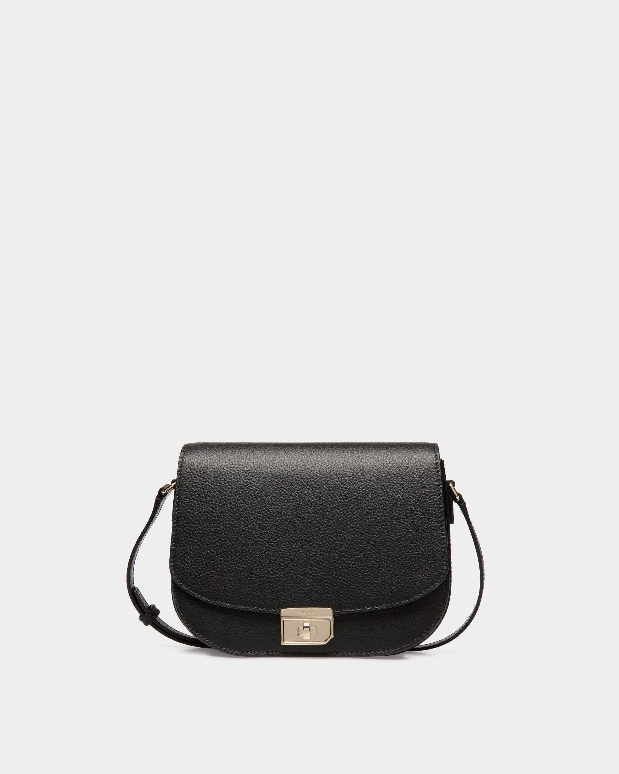 Crossbody Bag In Black Leather - Women's - Bally - 01