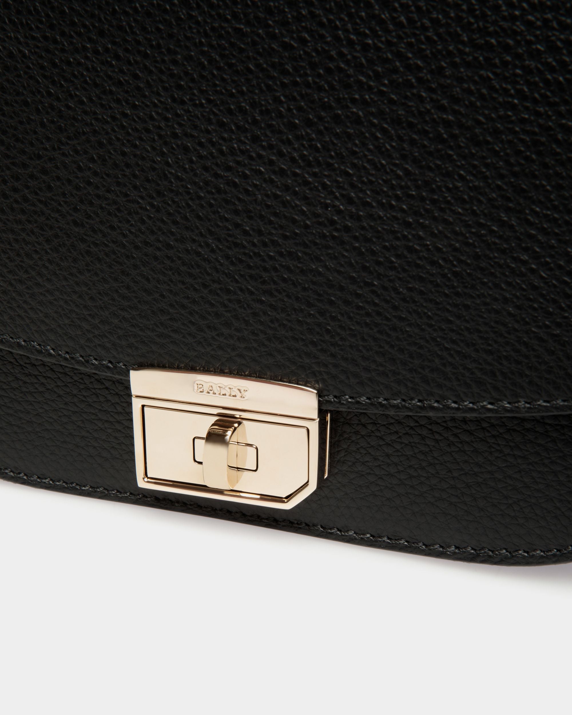 Crossbody Bag In Black Leather - Women's - Bally - 05