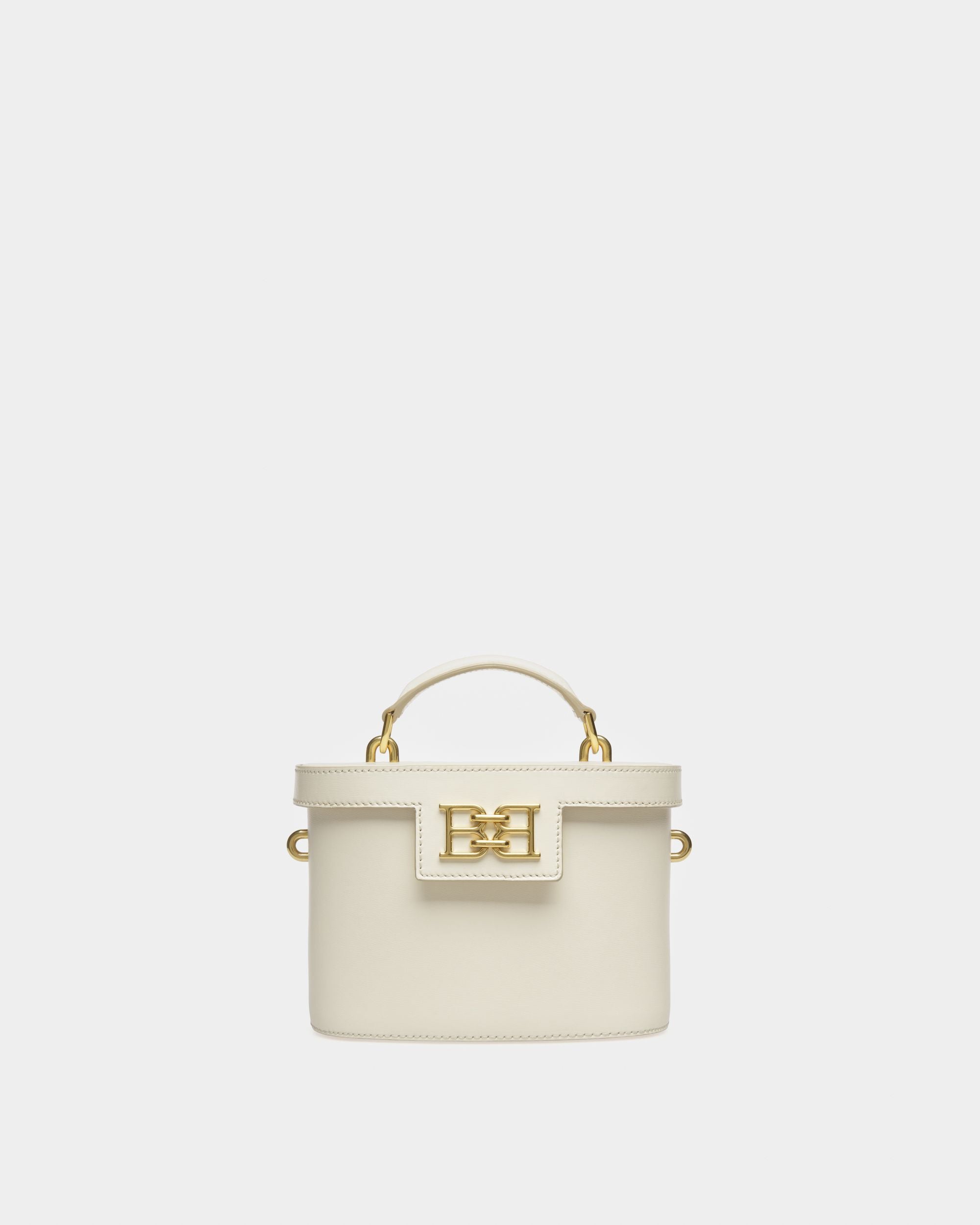 Bengi Bandolera En Piel De Color Crema - Mujer - Bally - 01