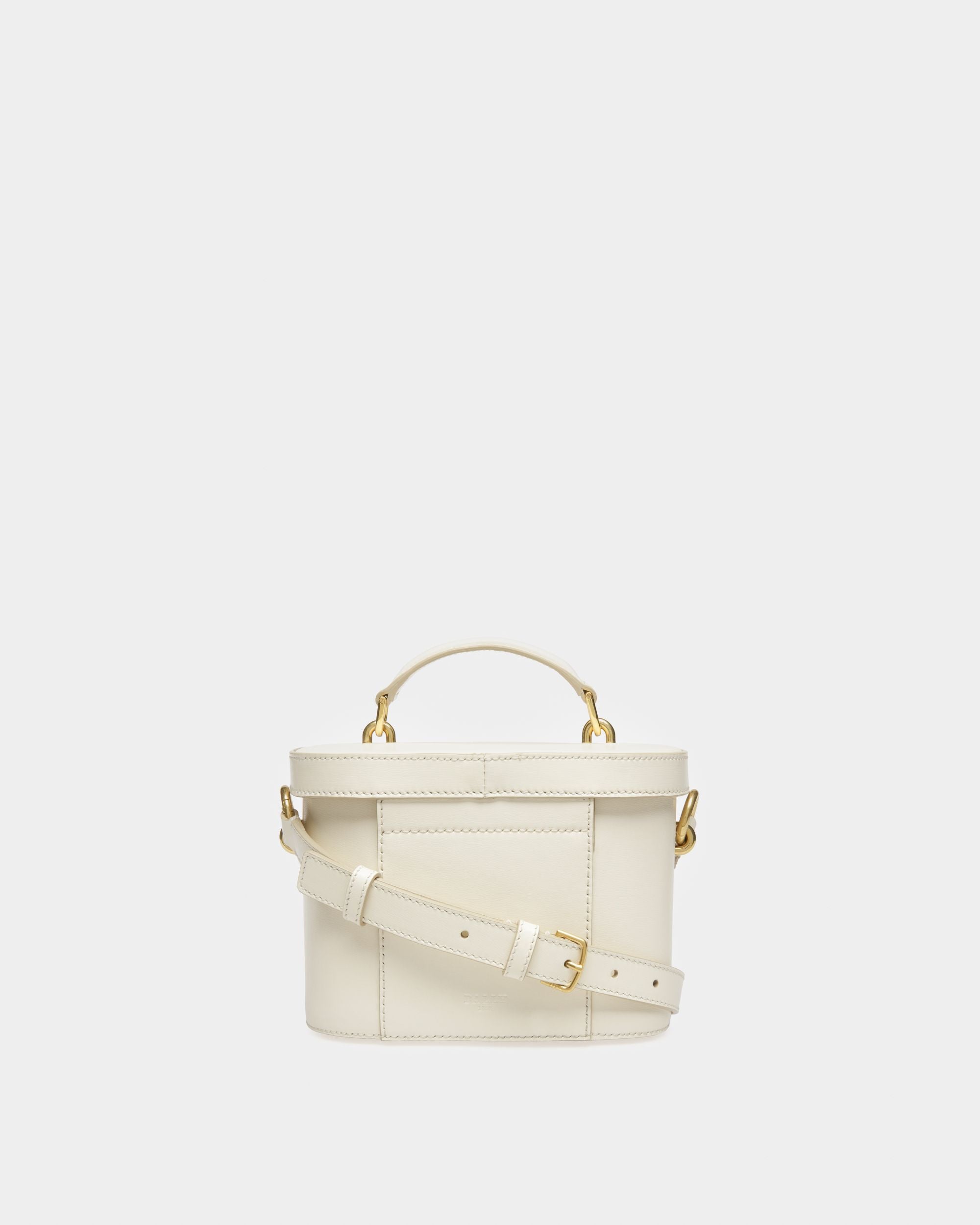 Bengi Bandolera En Piel De Color Crema - Mujer - Bally - 03