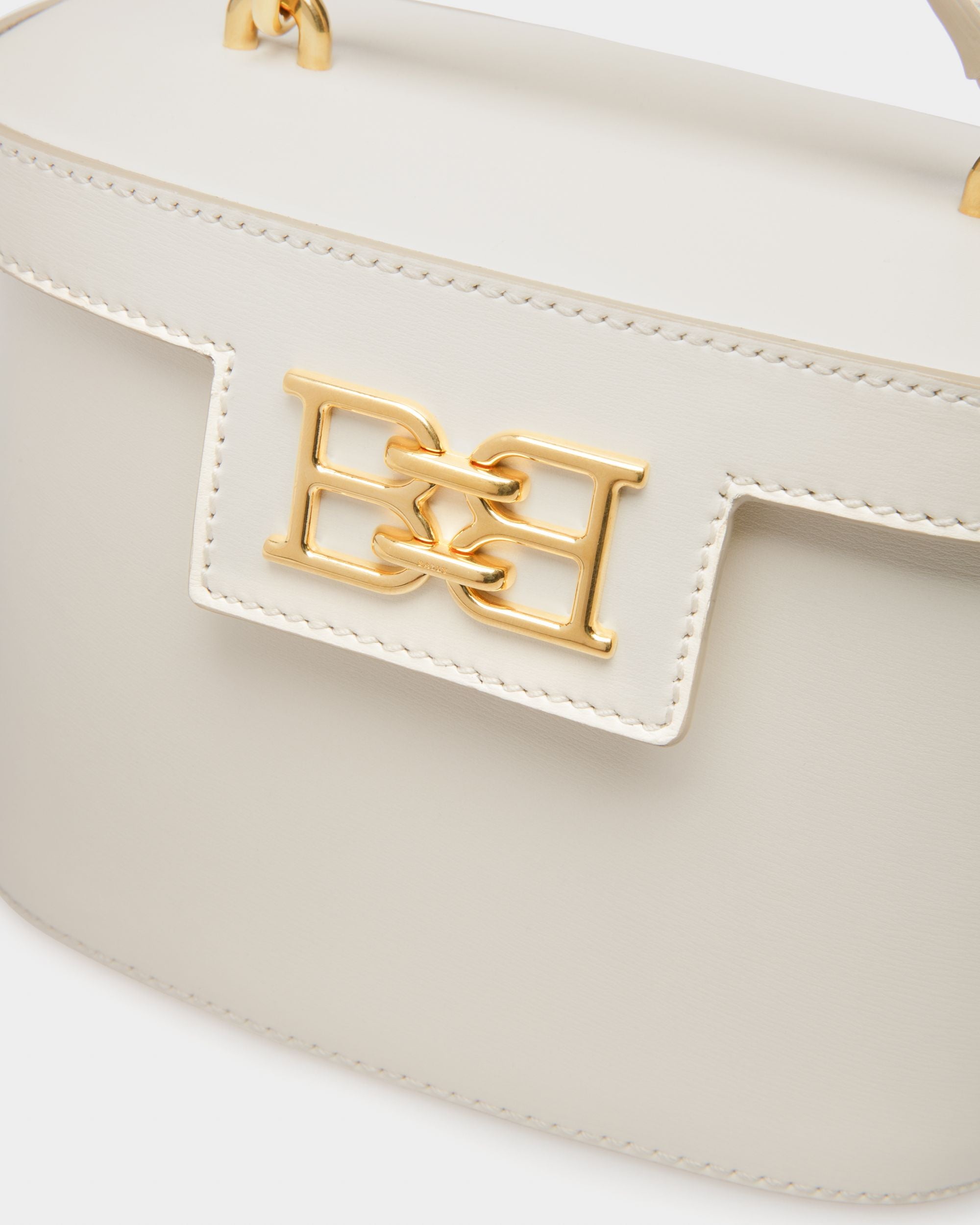 Bengi Bandolera En Piel De Color Crema - Mujer - Bally - 05