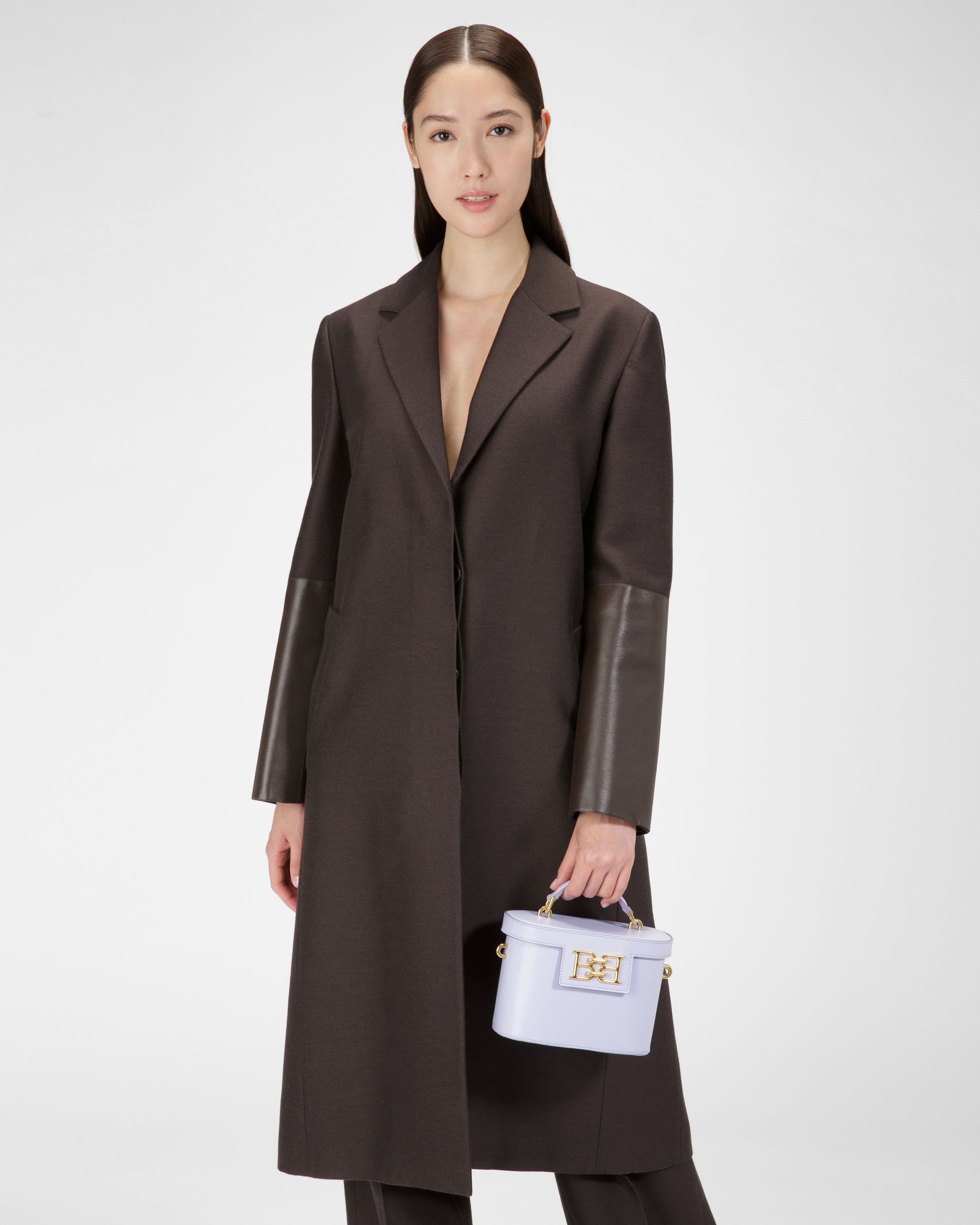 Bengi Bandolera En Piel De Color Lila - Mujer - Bally - 02