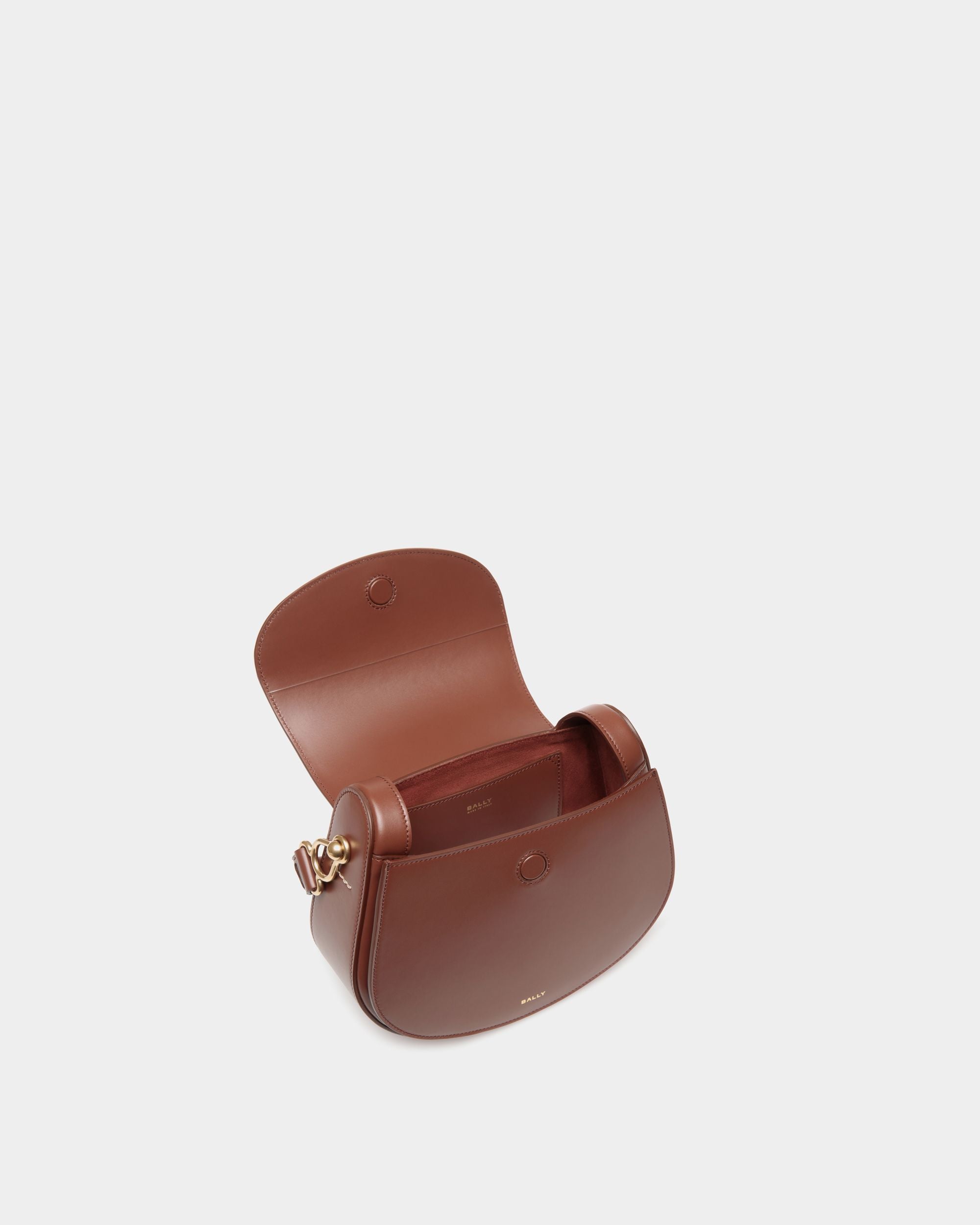 Bandolera Lune De Piel Marrón - Mujer - Bally - 05