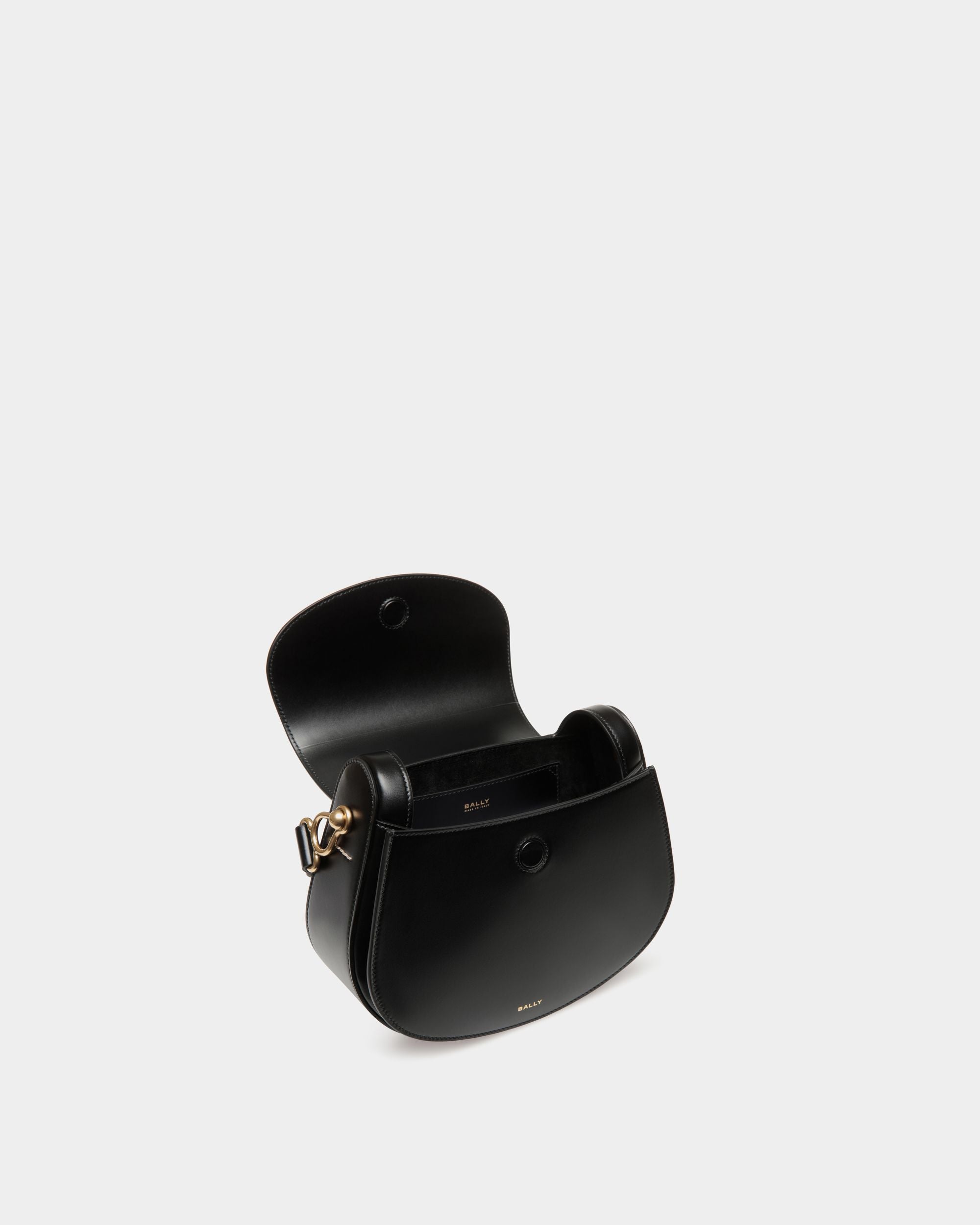 Bandolera Lune De Piel Negra - Mujer - Bally - 05