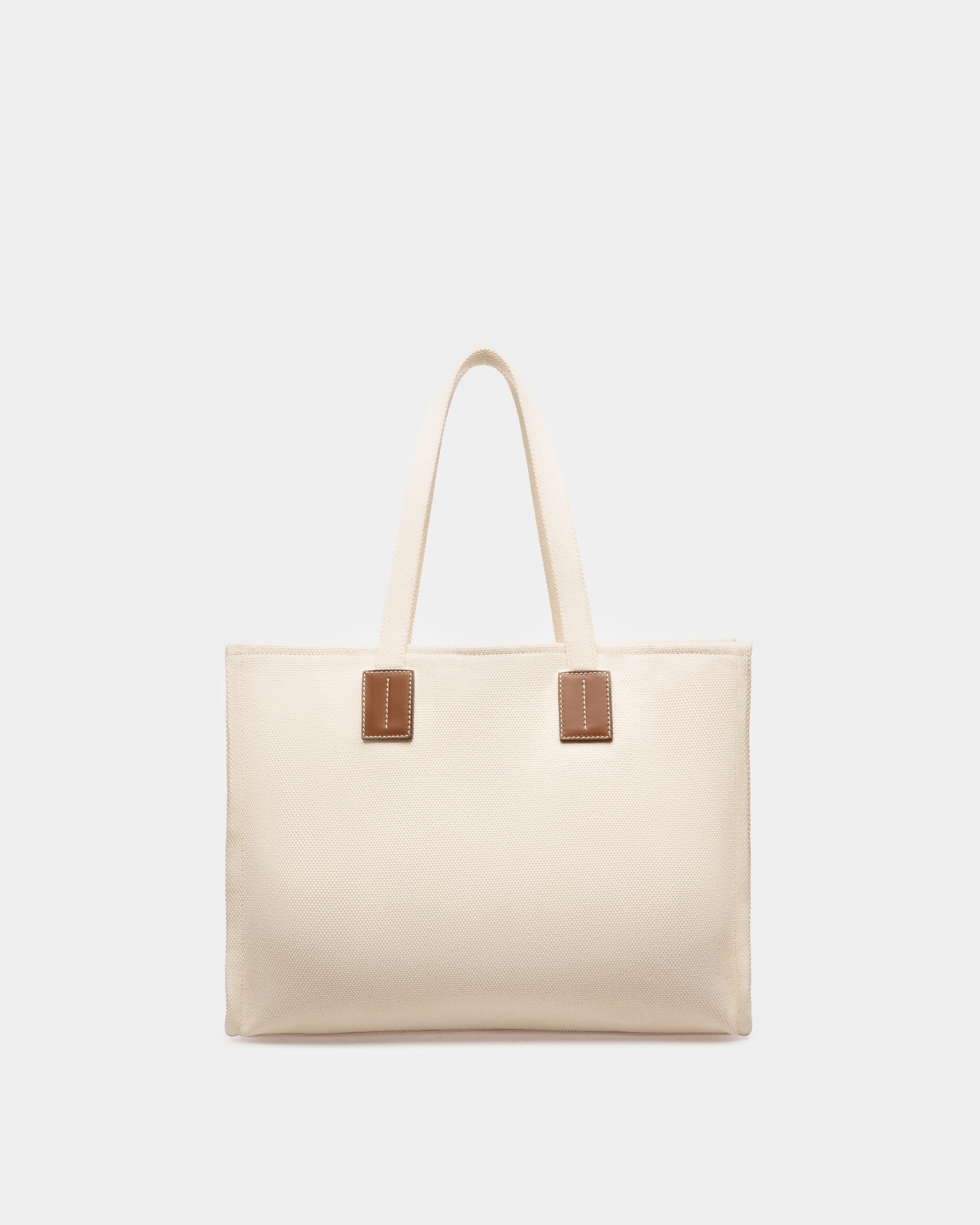 Crystalia Fabric Tote In Natural - Women's - Bally - 03